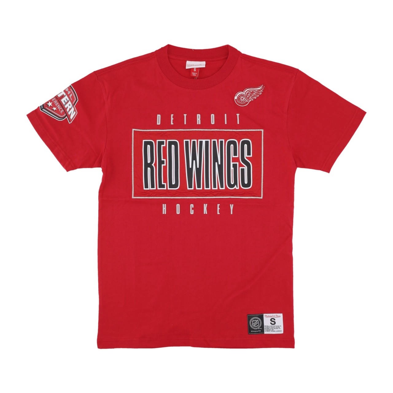MITCHELL & NESS NHL TEAM OG 2.0 PREMIUM CURRENT LOGO TEE DETWIN TCRW6616-DRWYYPPPSCAR