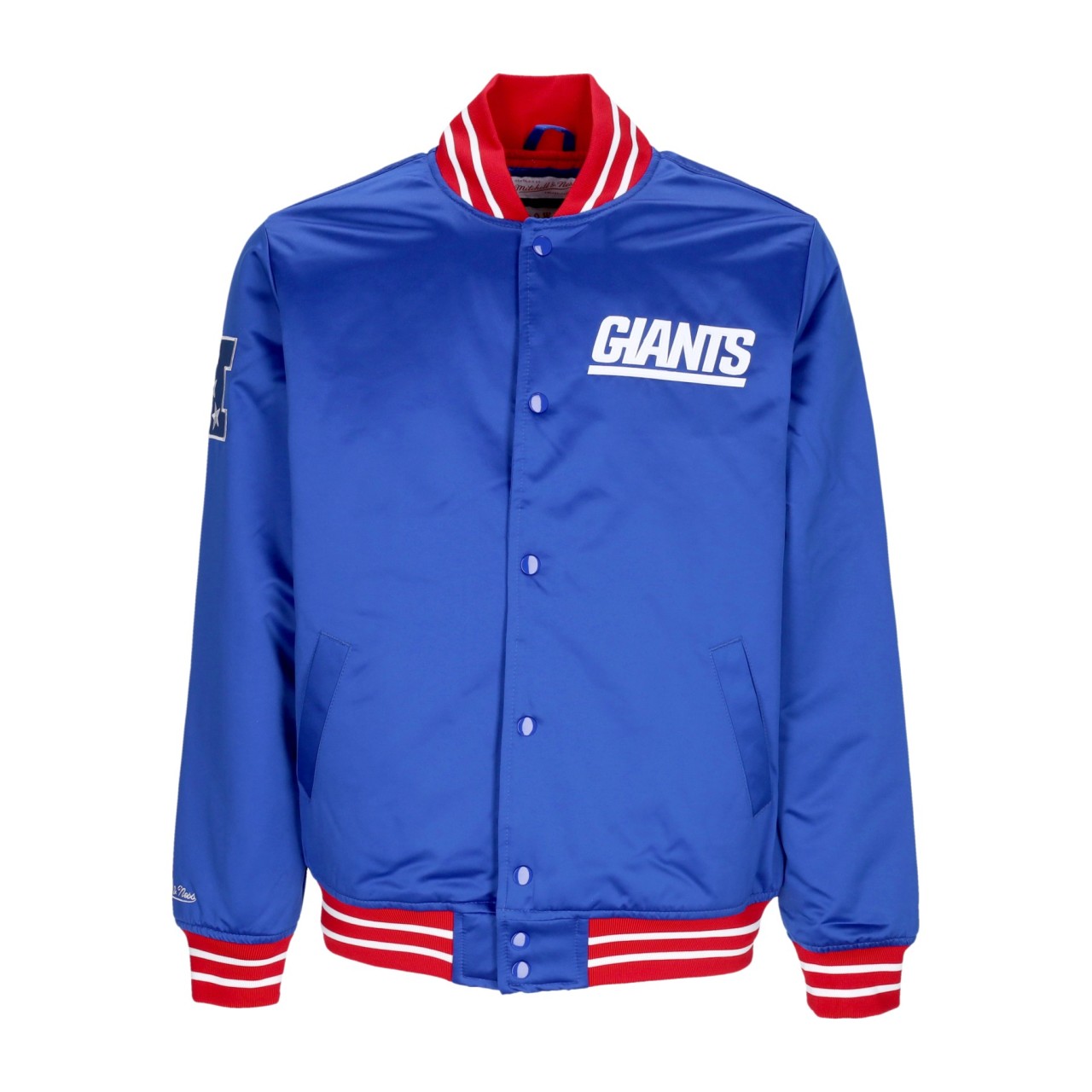 MITCHELL & NESS NFL HEAVYWEIGHT SATIN JACKET NEYGIA OJBF3413-NYGYYPPPROYA