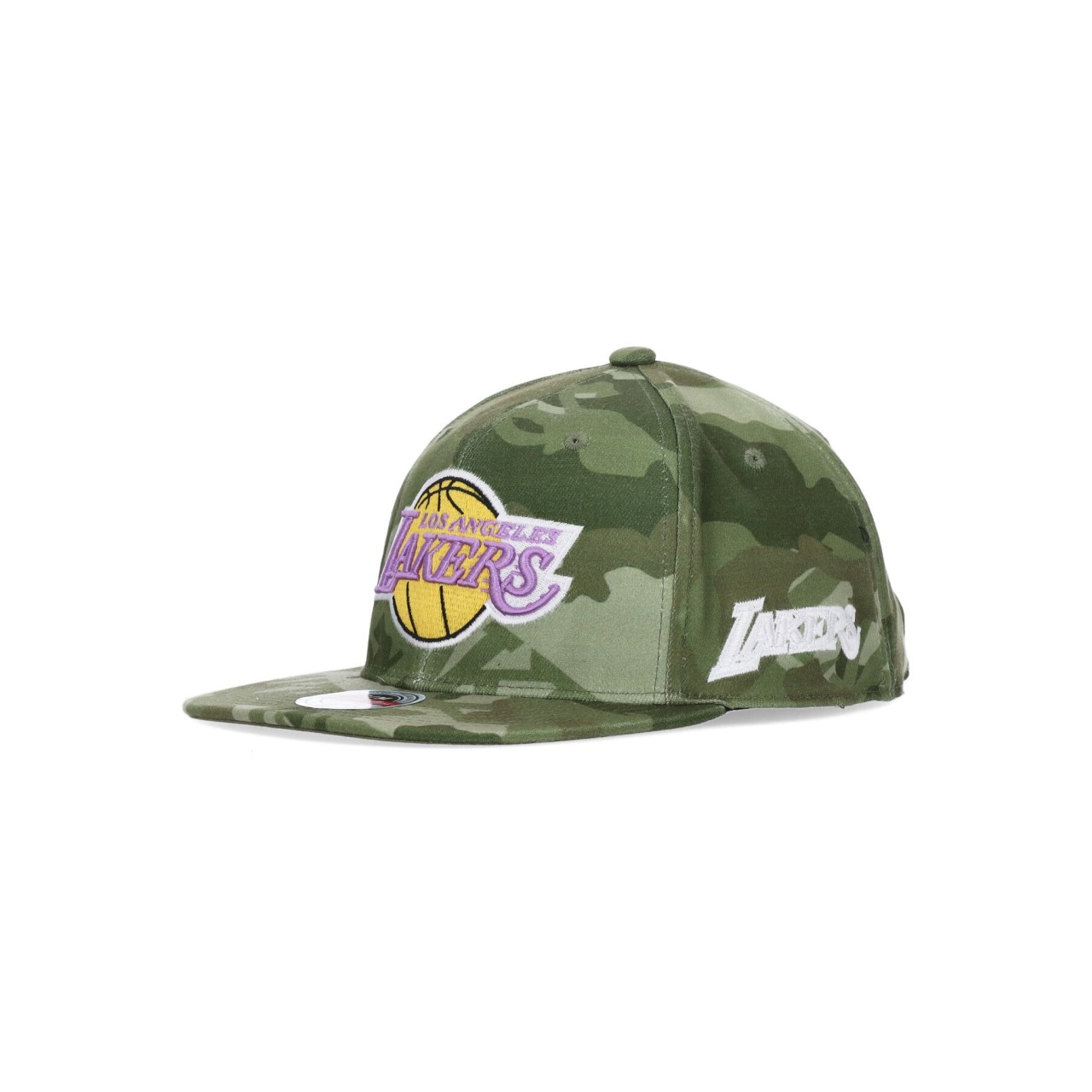 MITCHELL & NESS NBA TONAL CAMO STRETCH FITTED HARDWOOD CLASSICS LOSLAK HHSB4337-LALYYPPPGREN