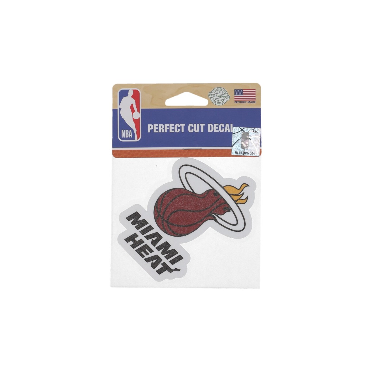 WINCRAFT NBA 4 x 4” PERFECT CUT DECAL MIAHEA 21770010