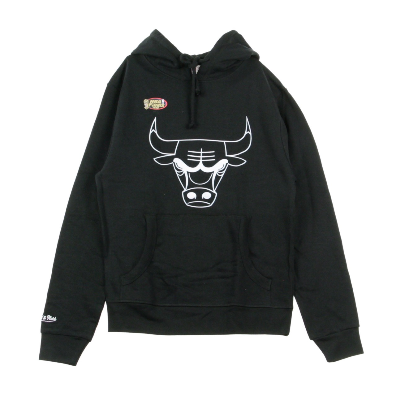 MITCHELL & NESS BLACK &amp; WHITE HOODY CHIBUL BMTRMM270F-CBUBLCK