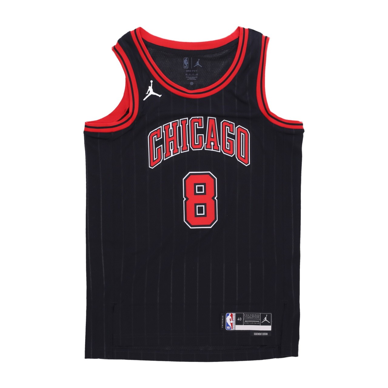 JORDAN NBA NBA STATEMENT EDITION 22 DRI-FIT SWINGMAN JERSEY NO 8 ZACH LAVINE CHIBUL DO9521-012