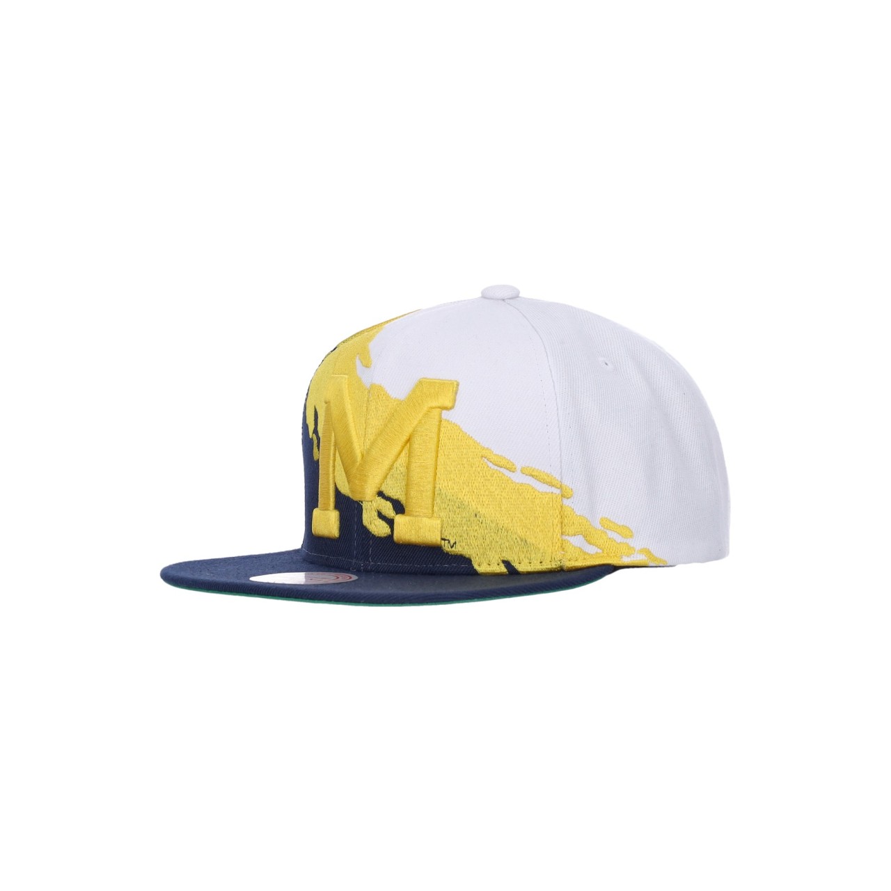 MITCHELL & NESS NCAA PAINTBRUSH SNAPBACK MICWOL HHSS3302-UMIYYPPPWHBL