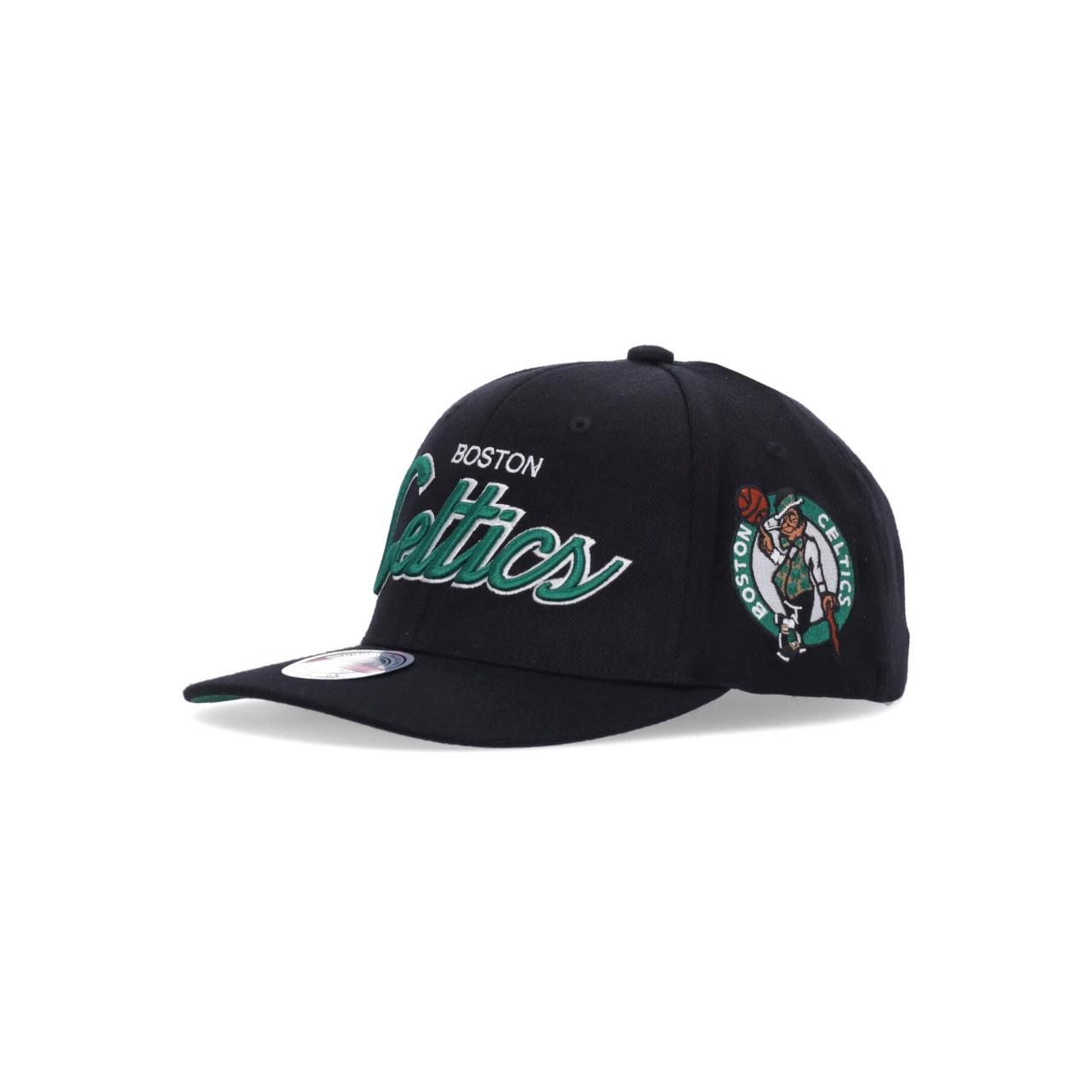 MITCHELL & NESS NBA TEAM SCRIPT 2.0 STRETCH SNAPBACK BOSCEL HHSS3281-BCEYYPPPBLCK