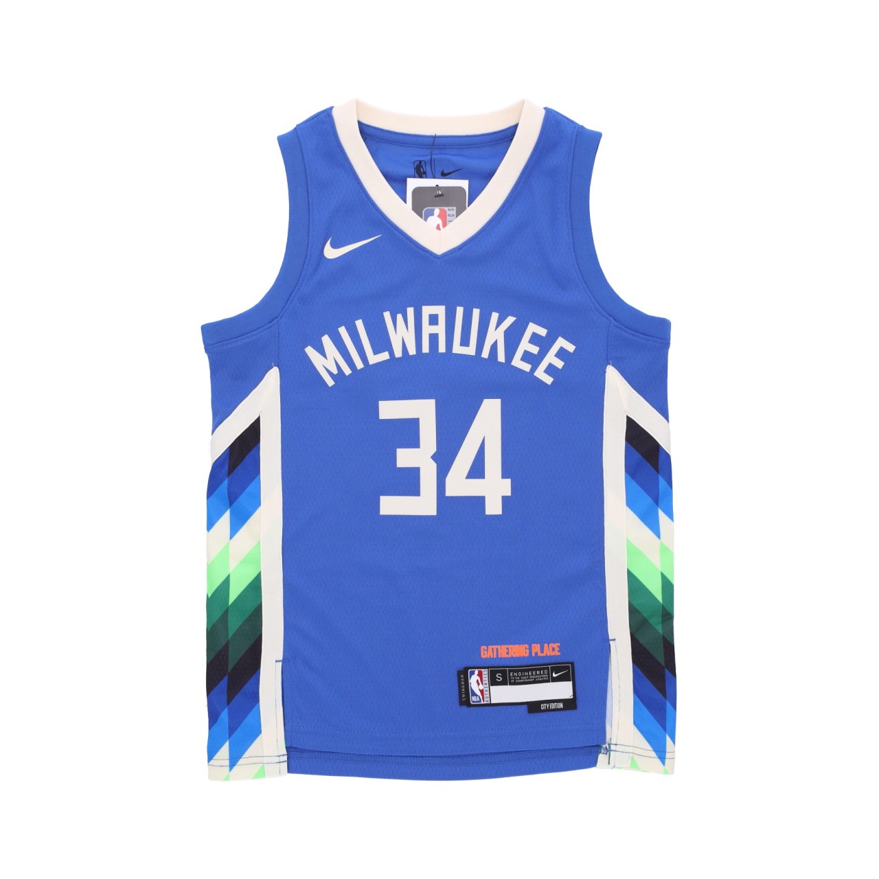 NIKE NBA NBA CITY EDITION SWINGMAN JERSEY NO 34 GIANNIS ANTETOKOUNMPO MILBUC EZ2B7BU8PBCKGA