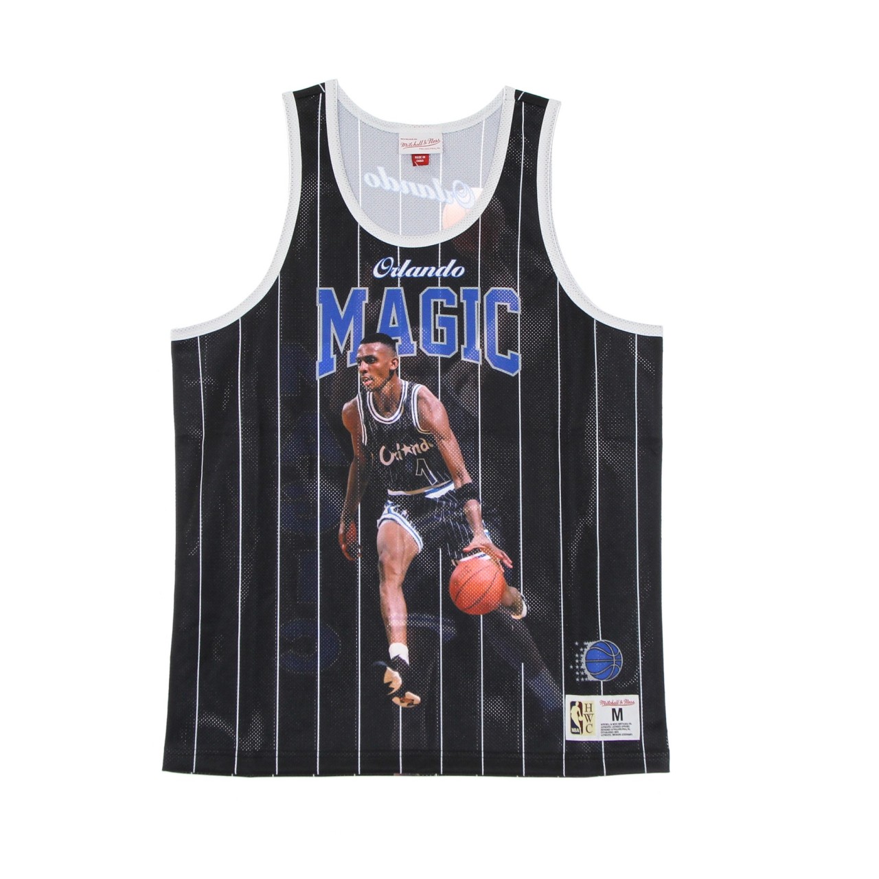 MITCHELL & NESS NBA BEHIND THE BACK TANK PENNY HARDAWAY HARDWOOD CLASSICS ORLMAG MSTKSC19048-OMABLCKPHA