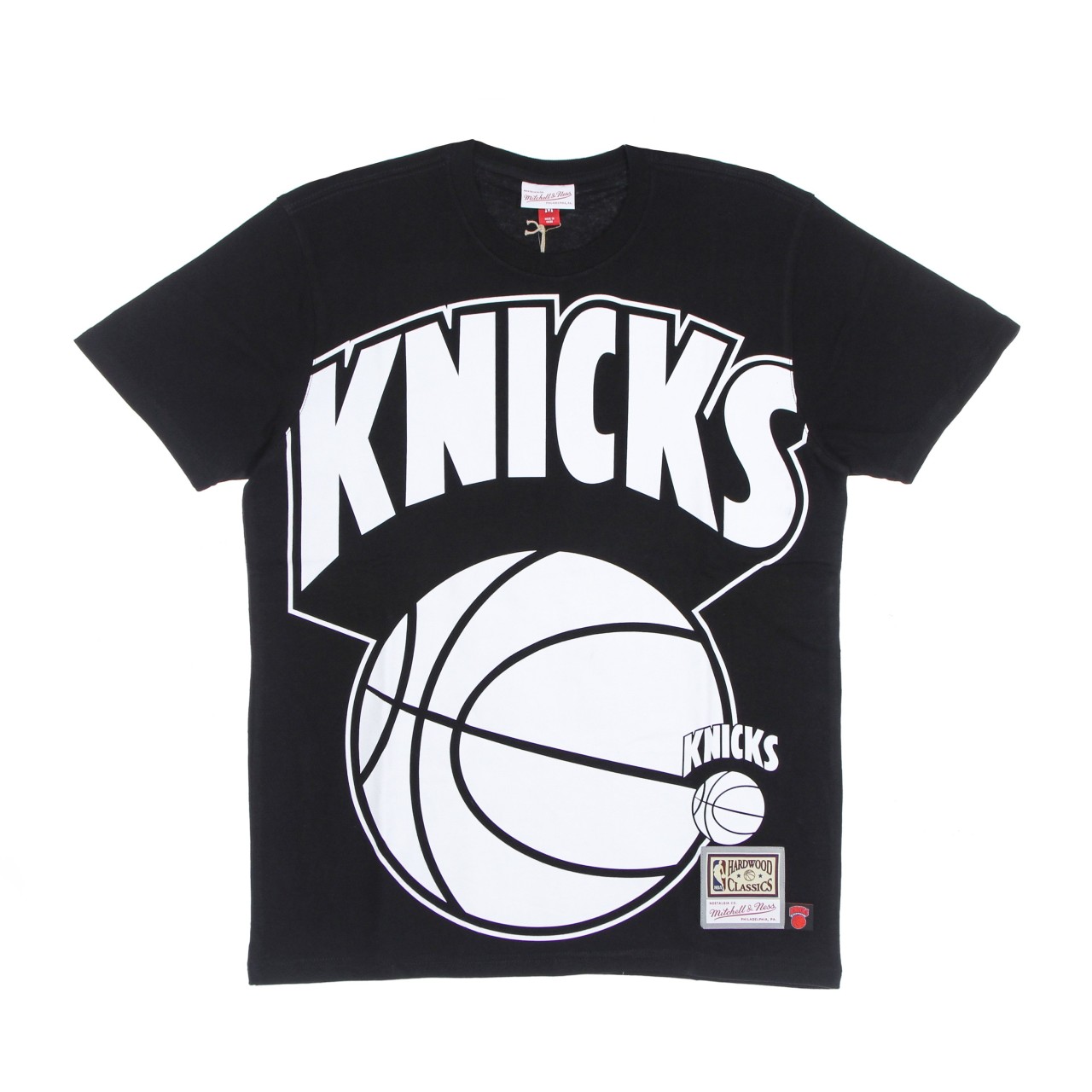 MITCHELL & NESS NBA BIG FACE 3.0 TEE HARDWOOD CLASSICS NEYKNI TCRW1064-NYKYYPPPBLCK