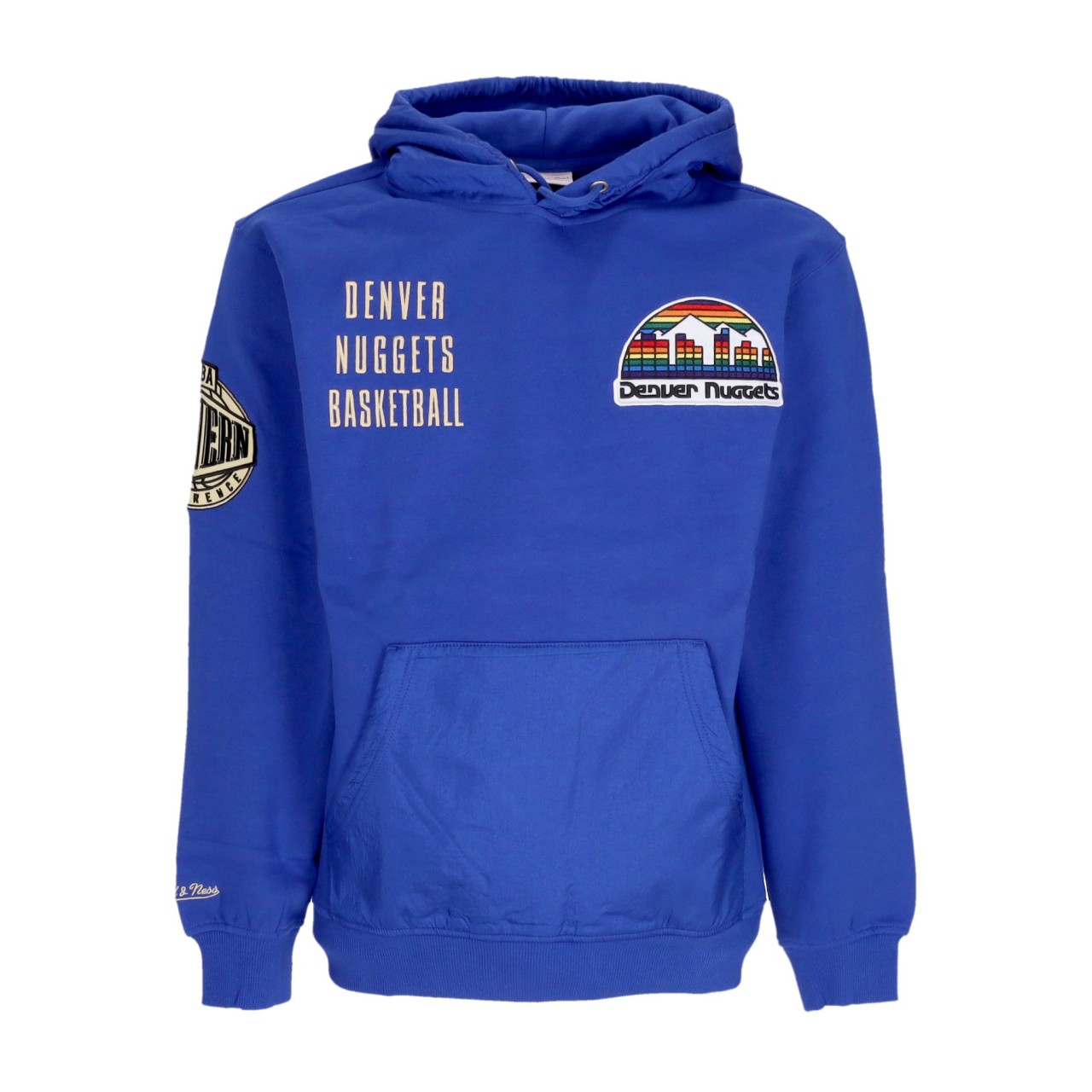 MITCHELL & NESS NBA TEAM OG 2.0 FLEECE HOODIE VINTAGE LOGO DENNUG FPHD7112-DNUYYPPPROYA