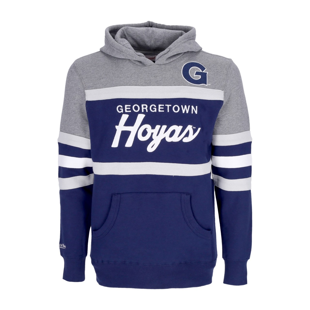 MITCHELL & NESS NCAA HEADCOACH HOODIE GEOHOY FPHDSC19029-GTWNAVY