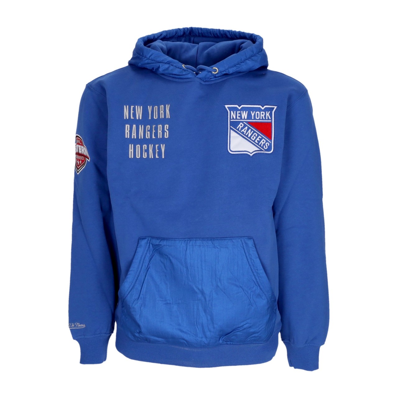 MITCHELL & NESS NHL TEAM OG 2.0 FLEECE HOODIE VINTAGE LOGO NEYRAN FPHD6614-NYAYYPPPROYA