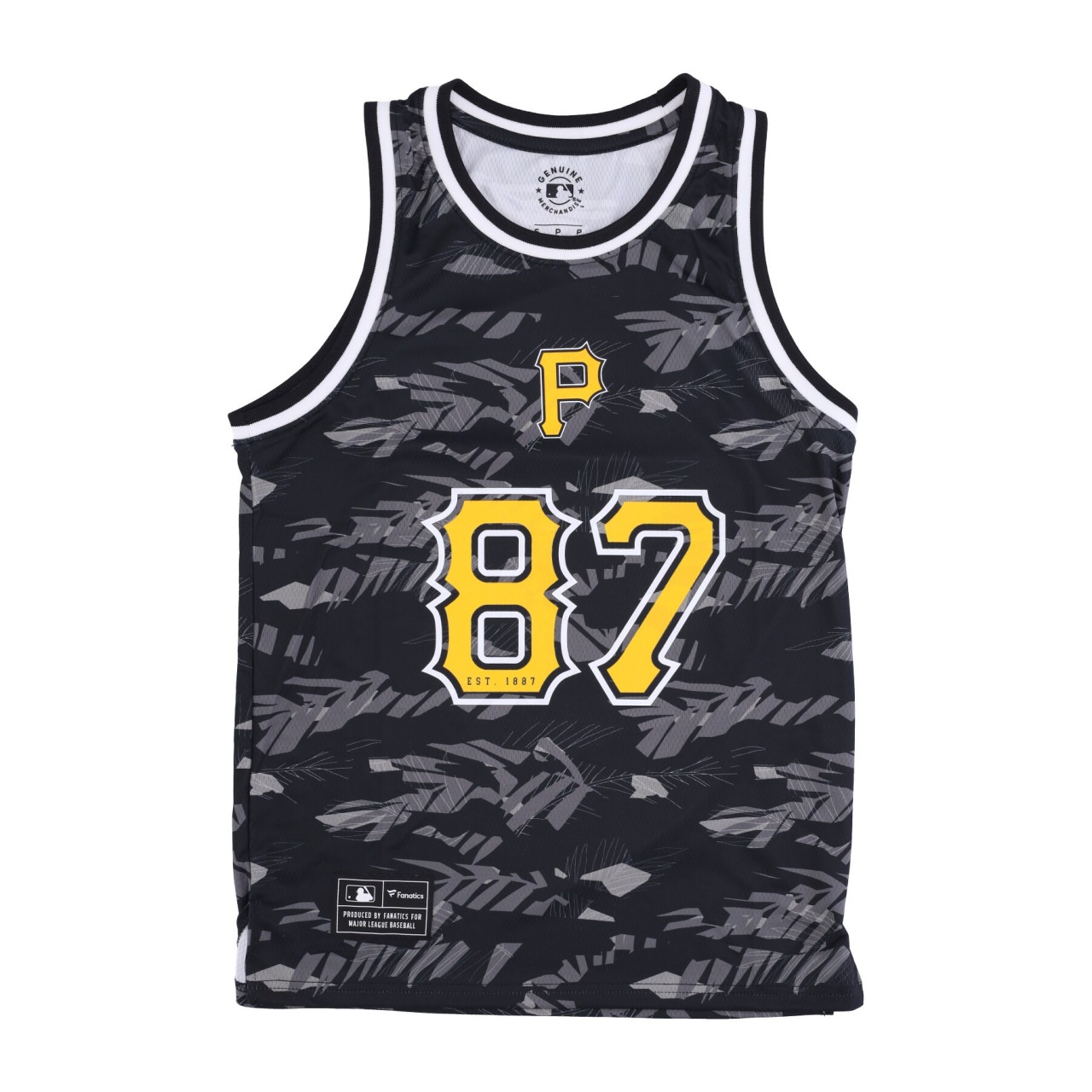 FANATICS BRANDED MLB SUMMER BEACH VEST PITPIR 3237M-BLK-SUB-PPI