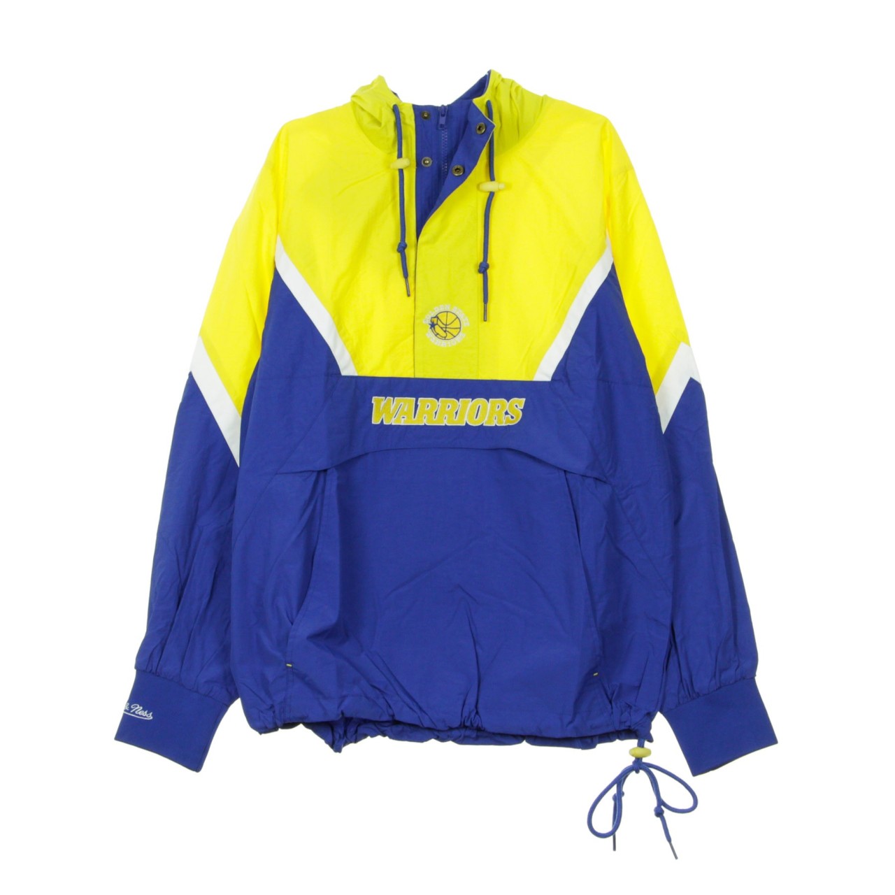 MITCHELL & NESS HALF ZIP ANORAK JACKET GOLWAR BA5707-GSW-K-JZO
