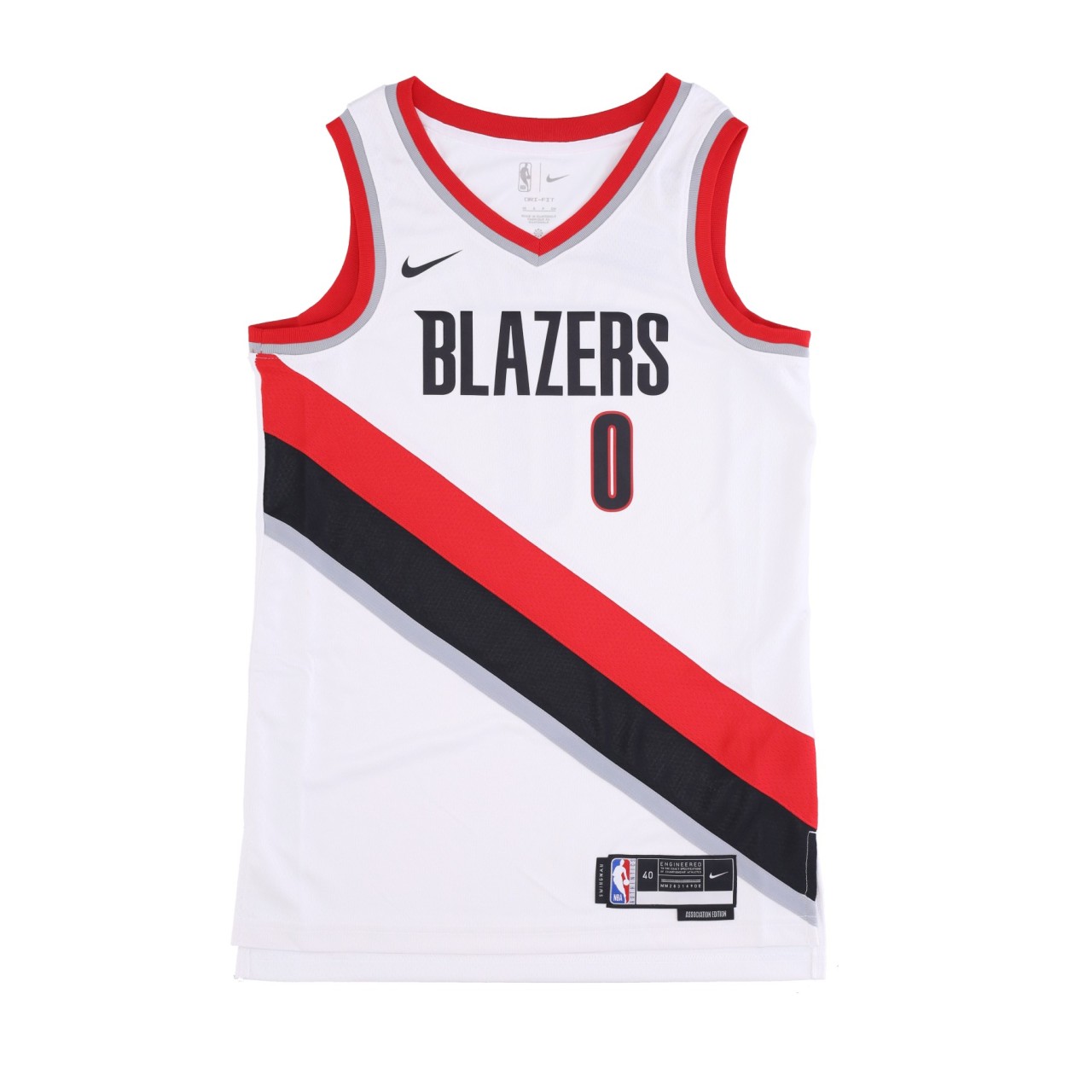 NIKE NBA NBA DRI-FIT SWINGMAN JERSEY ASSOCIATION EDITION 2022/23 NO 0 DAMIAN LILLARD PORBLA DN2092-100