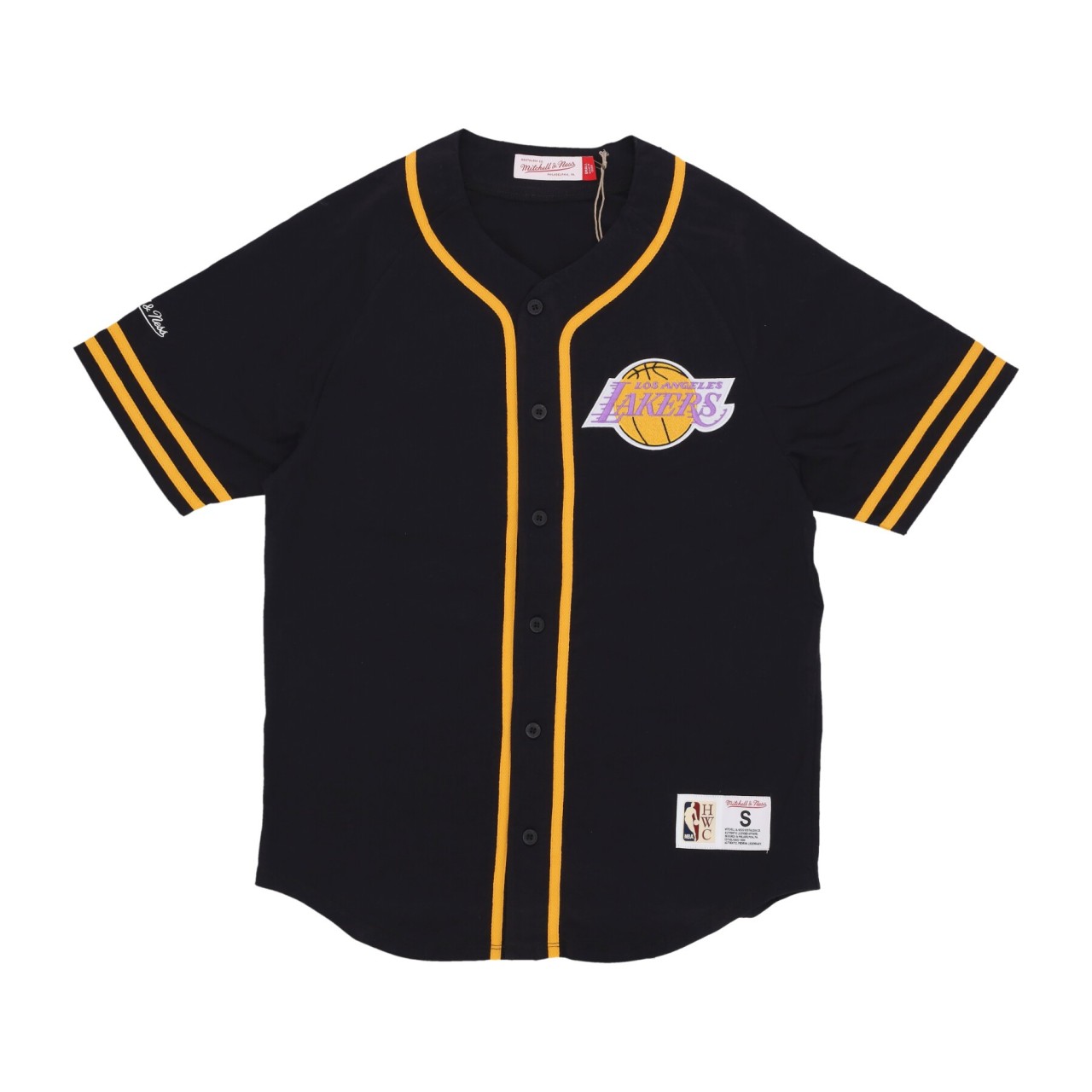 MITCHELL & NESS NBA FASHION COTTON BUTTON FRONT VINTAGE LOGO LOSLAK TBTF6700-LALYYPPPLTGD