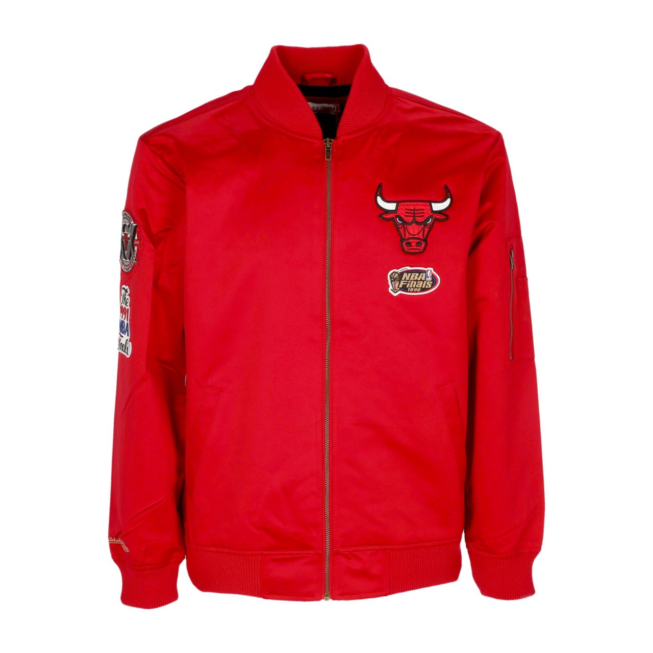 MITCHELL & NESS NBA LIGHTWEIGHT SATIN BOMBER CHIBUL SJKT6599-CBUYYPPPSCAR