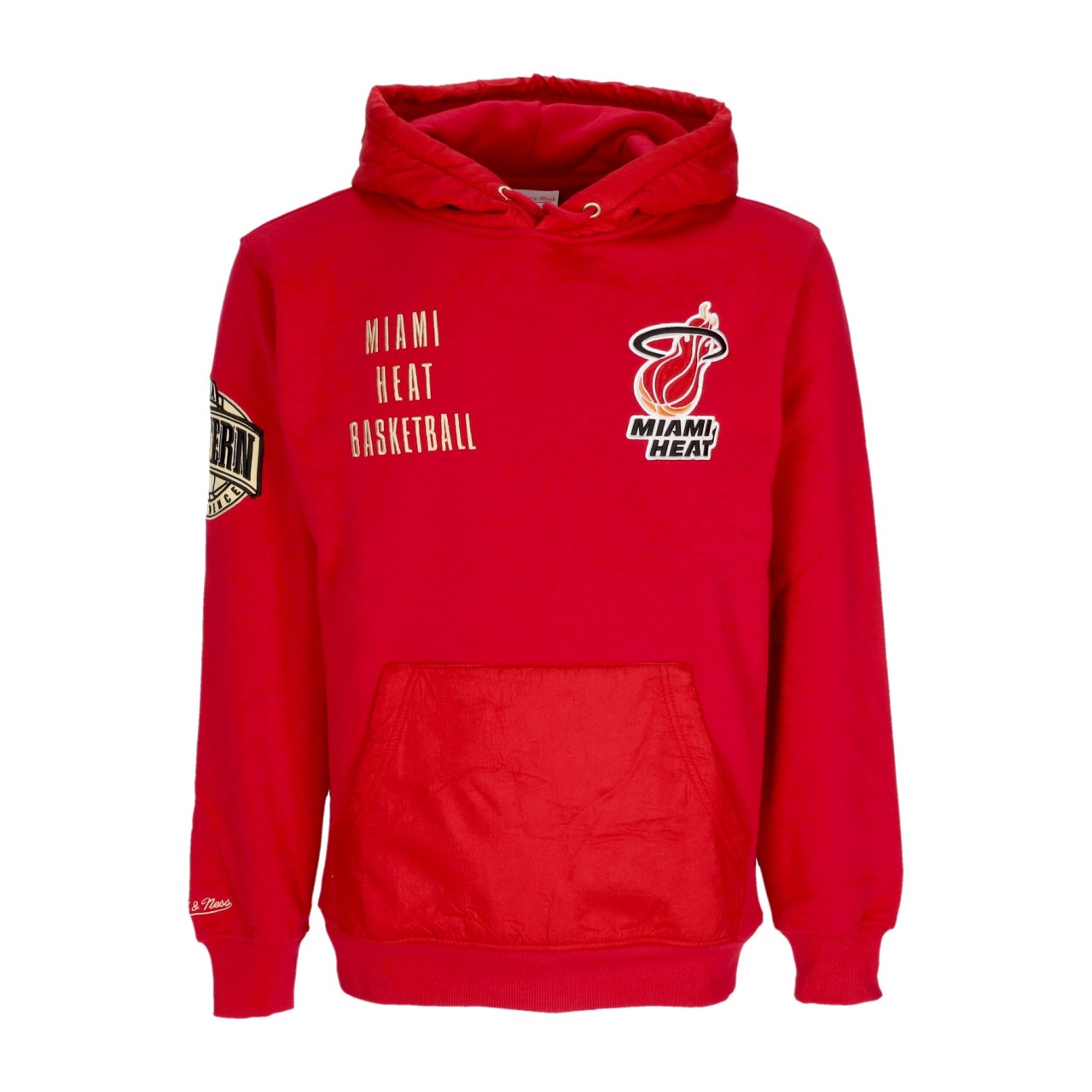 MITCHELL & NESS NBA TEAM OG 2.0 FLEECE HOODIE VINTAGE LOGO MIAHEA FPHD7112-MHEYYPPPSCAR