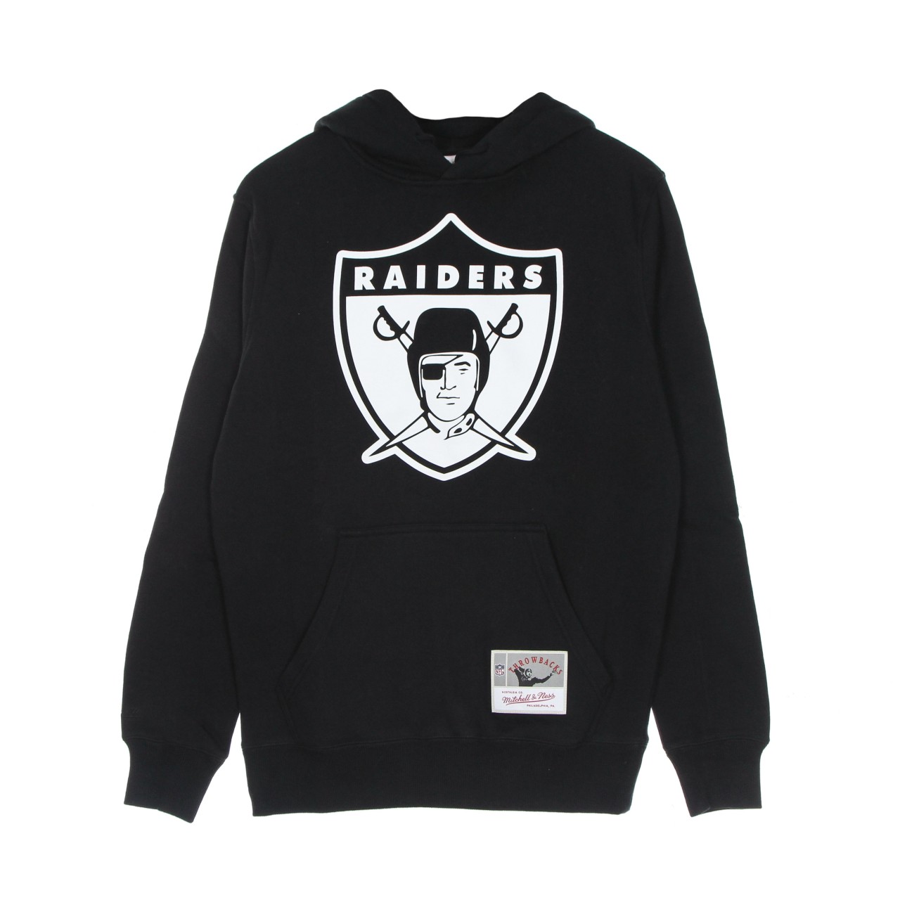 MITCHELL & NESS NFL BIG FACE 3.0 HOODIE OAKRAI FPHD1177-ORAYYPPPBLCK