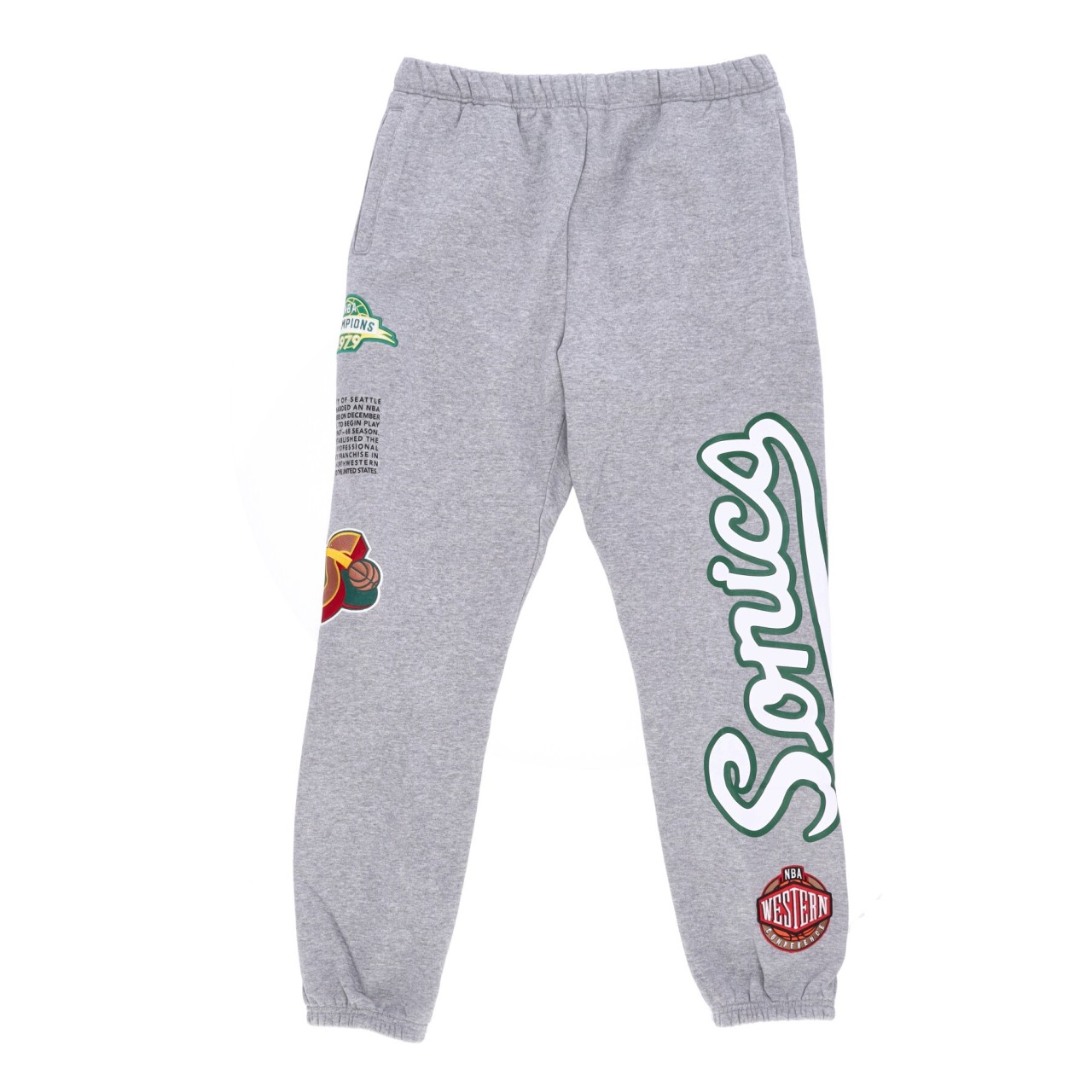 MITCHELL & NESS NBA TEAM ORIGINS FLEECE PANT HARDWOOD CLASSICS SEASUP PSWP4850-SSUYYPPPGYHT