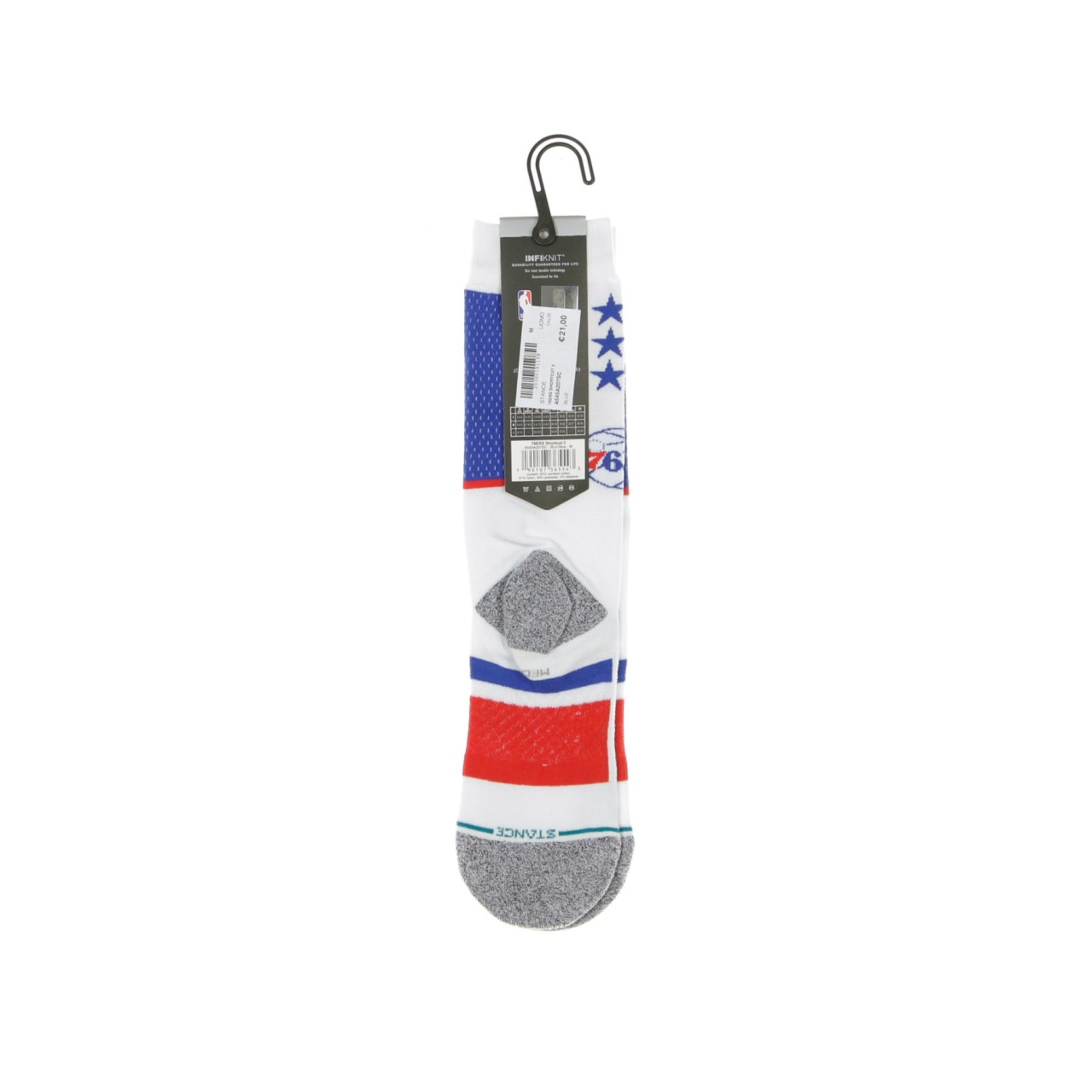 STANCE 76ERS SHORTCUT 2 A545A207SC