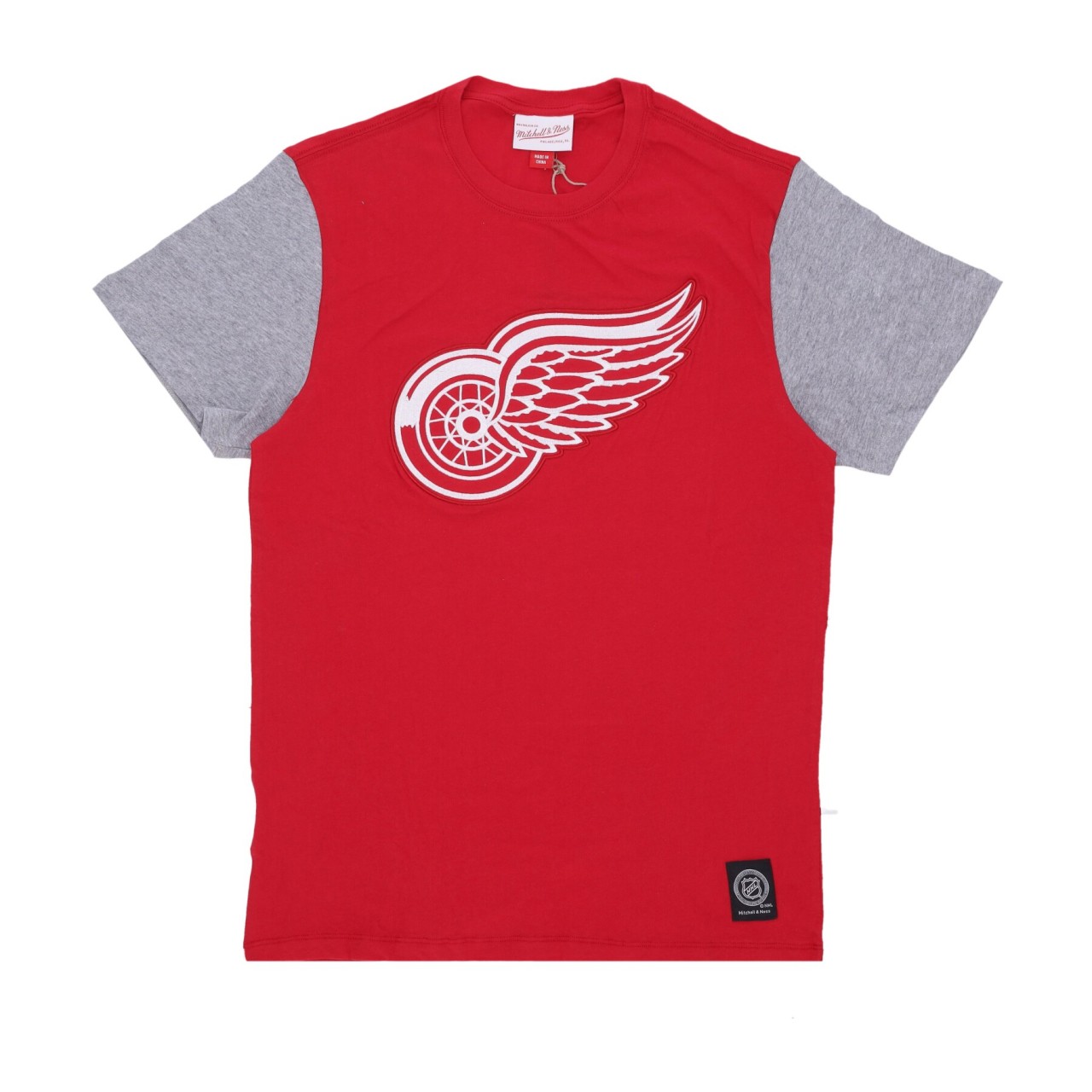 MITCHELL & NESS NHL COLOR BLOCKED TEE DETWIN TCRW1222-DRWYYPPPSCAR