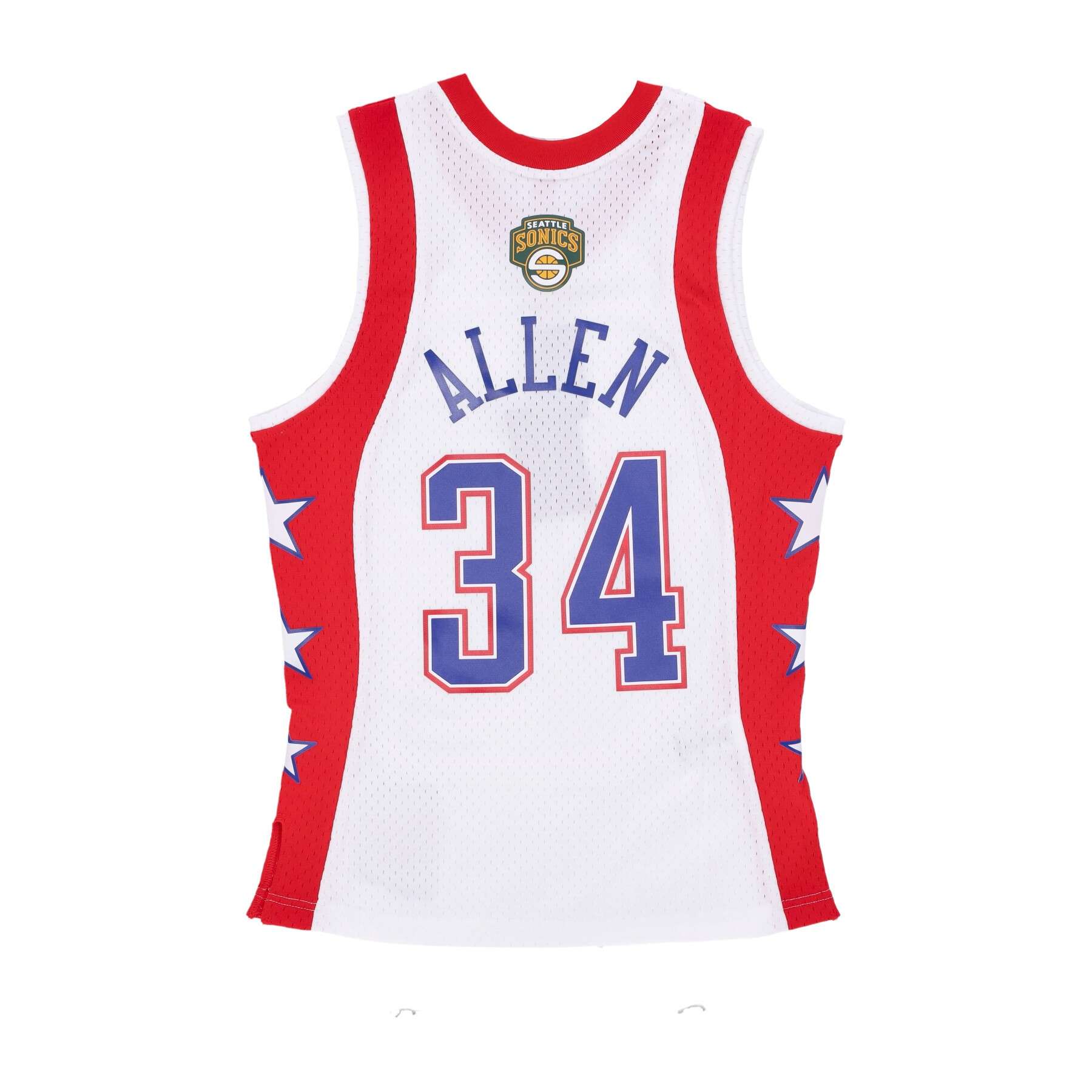NBA WHITE JERSEY ALL STAR 2004 NO 34 RAY ALLEN TEAM WEST Tank Tops Divise Basket Clothing NBA The Playoffs