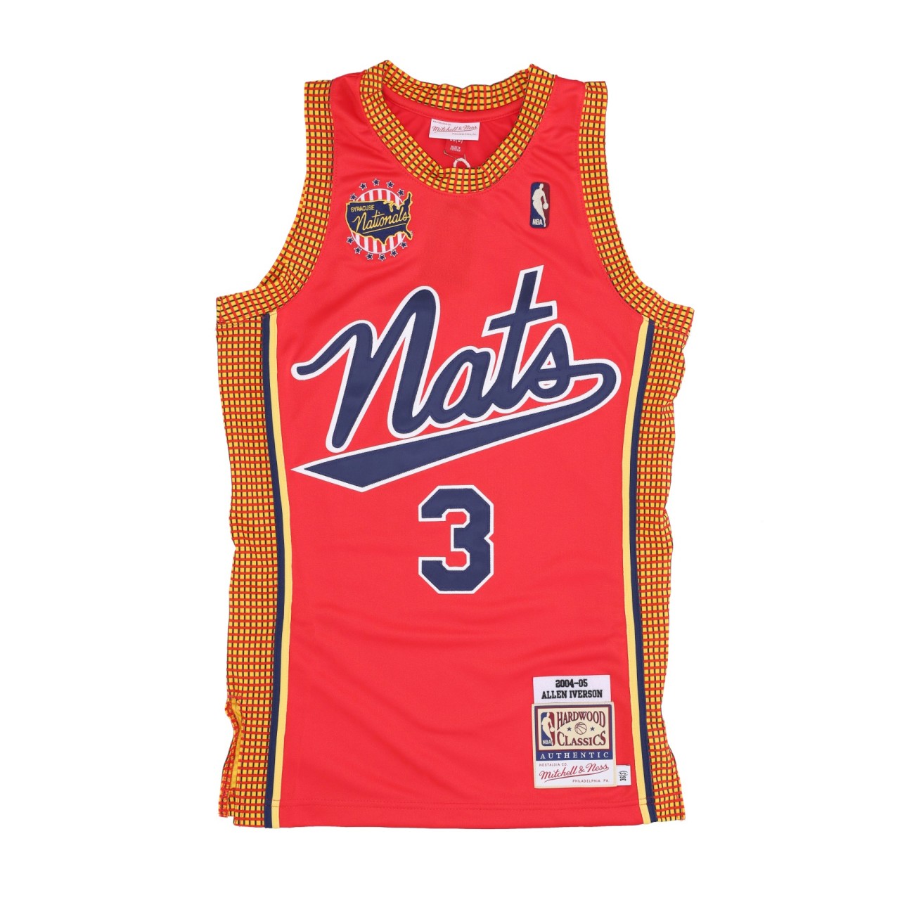 MITCHELL & NESS NBA ALTERNATE JERSEY HARDWOOD CLASSICS NO 3 ALLEN IVERSON PHI76E AJY44485-P7604AIVLTRD