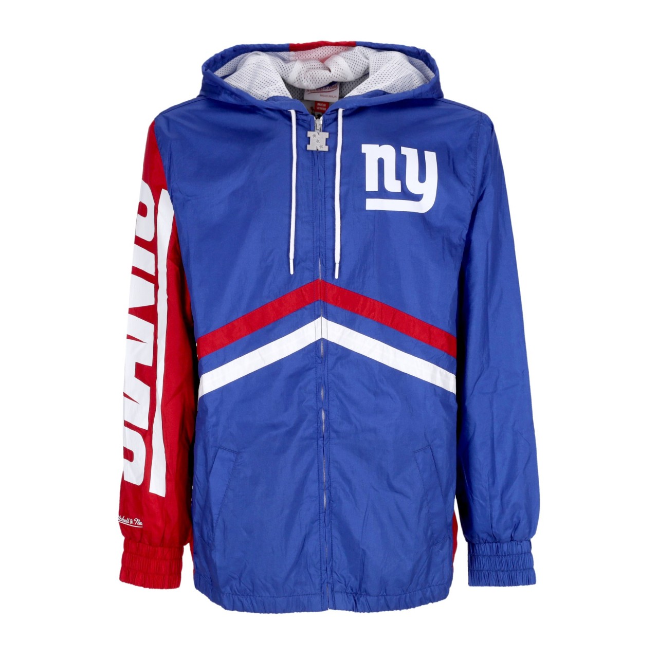 MITCHELL & NESS NFL UNDENIABLE FULL ZIP WINDBREAKER NEYGIA OJZP3409-NYGYYPPPROYA