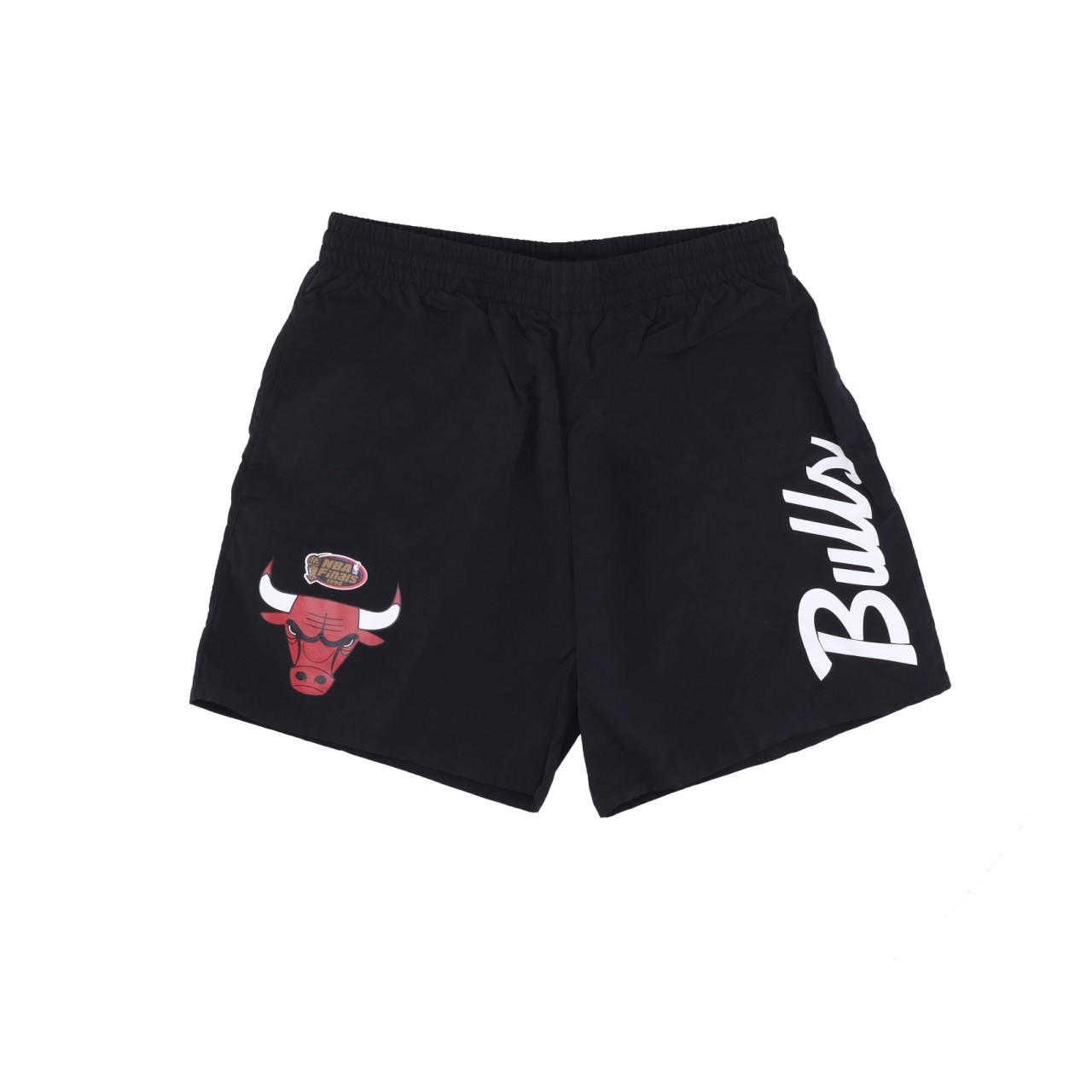 MITCHELL & NESS NBA TEAM ESSENTIALS NYLON SHORTS HARDWOOD CLASSICS CHIBUL PSHR4435-CBUYYPPPBLCK