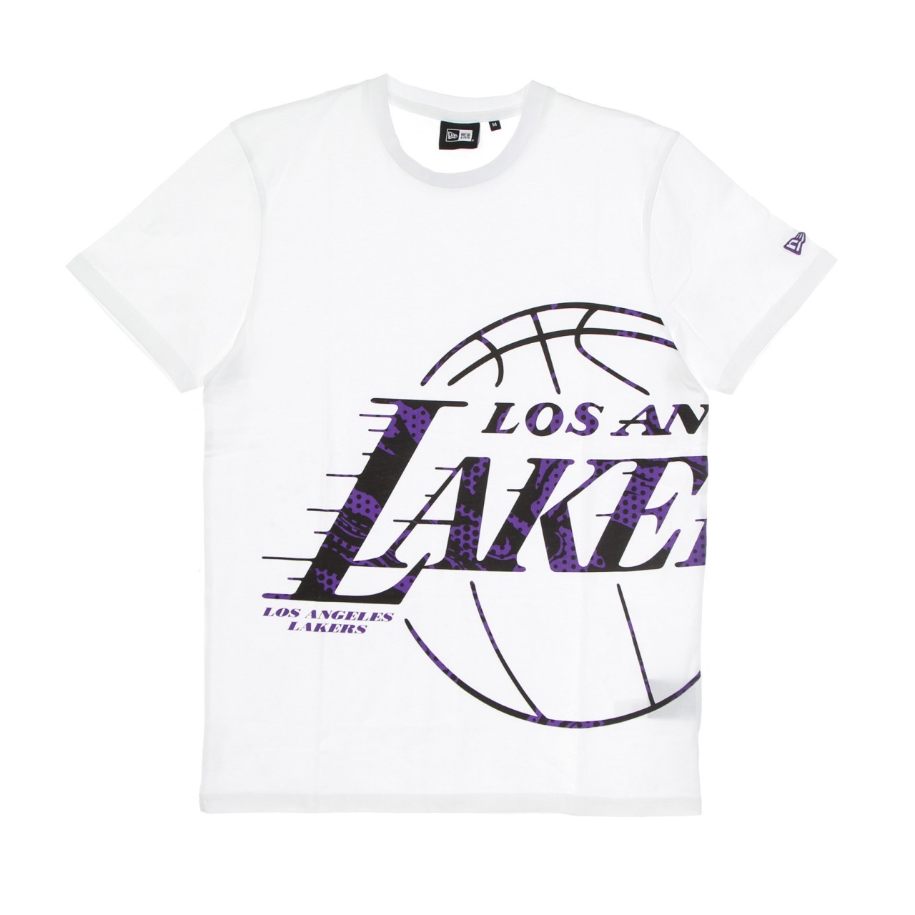 NEW ERA NBA OIL SLICK INFILL LOGO TEE LOSLAK 12720125