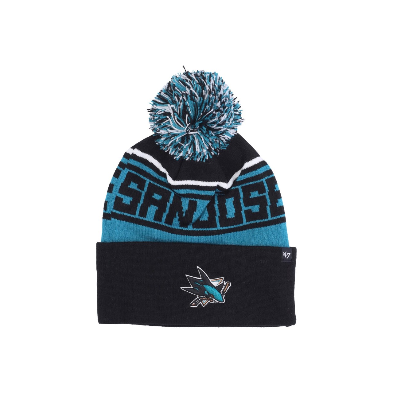 47 BRAND NHL STYLUS POM BEANIE SAJSHA H-STYLS22ACE-BK