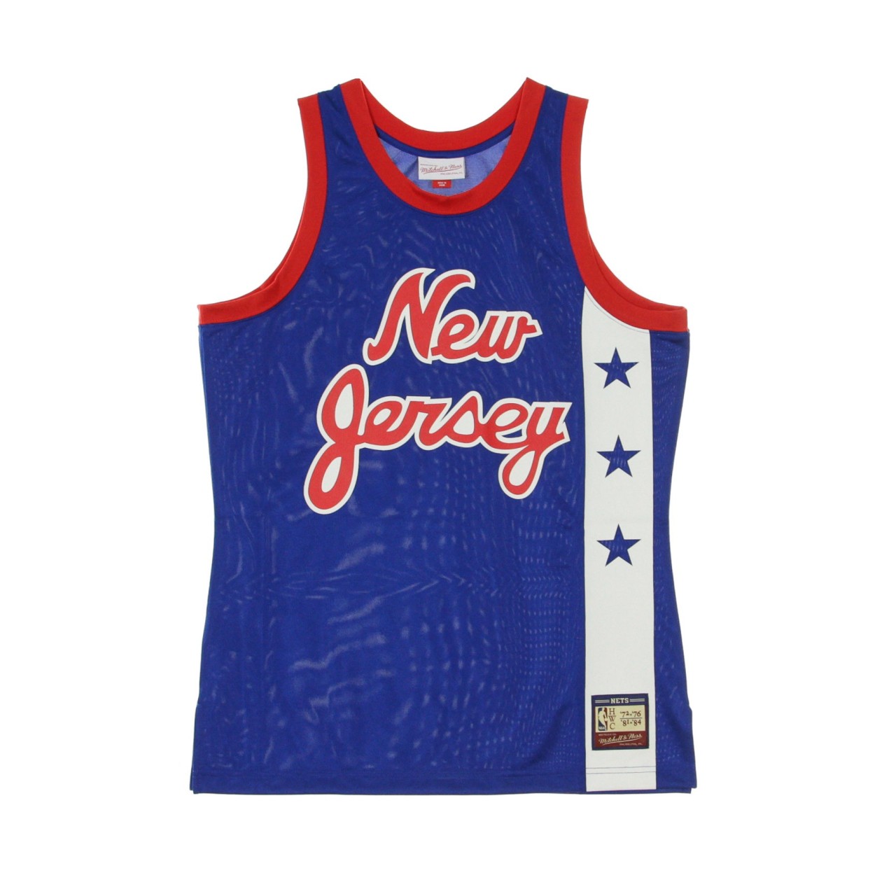 MITCHELL & NESS NBA TEAM HERITAGE TANK 1972-81 NEJNET TTNKCP18171-NJNROYA72