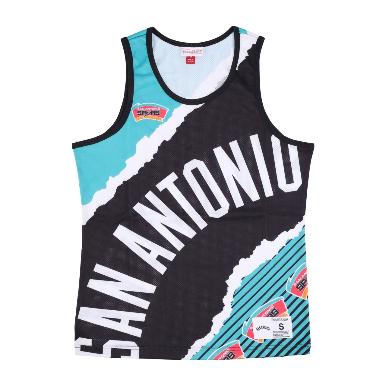 MITCHELL & NESS NBA JUMBOTRON 2.0 MESH TANK HARDWOOD CLASSICS SAASPU TMTK1232-SASYYPPPBKTL