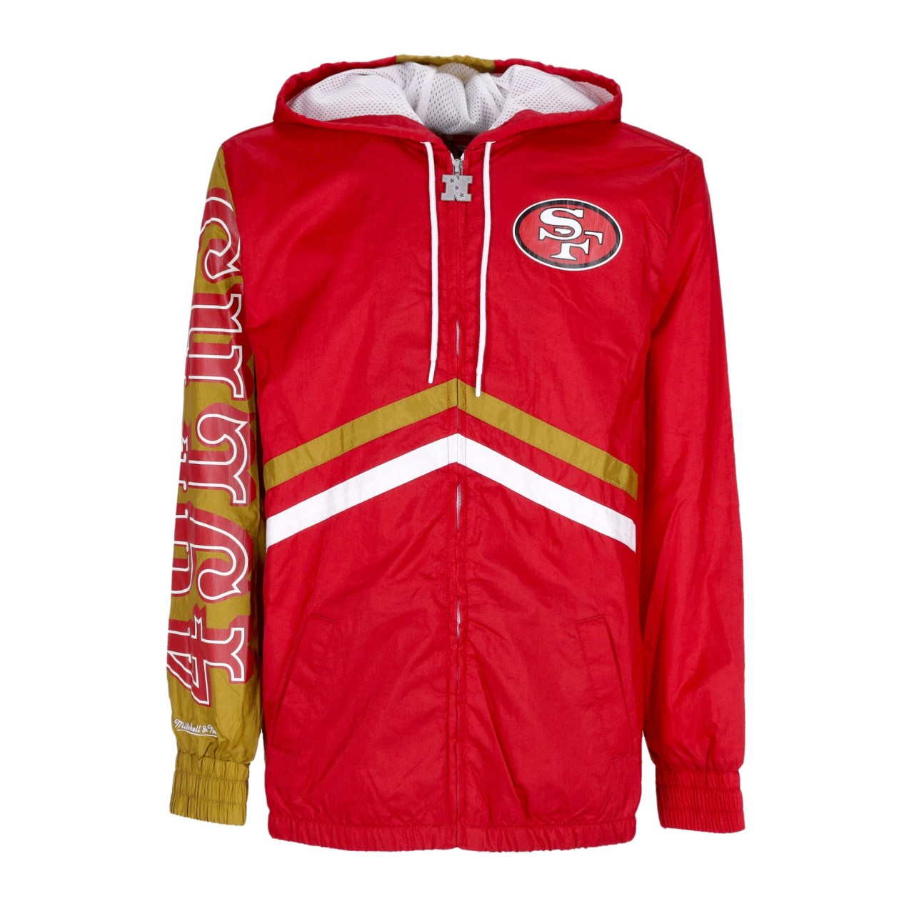 MITCHELL & NESS NFL UNDENIABLE FULL ZIP WINDBREAKER SAF49E OJZP3409-SF4YYPPPSCAR