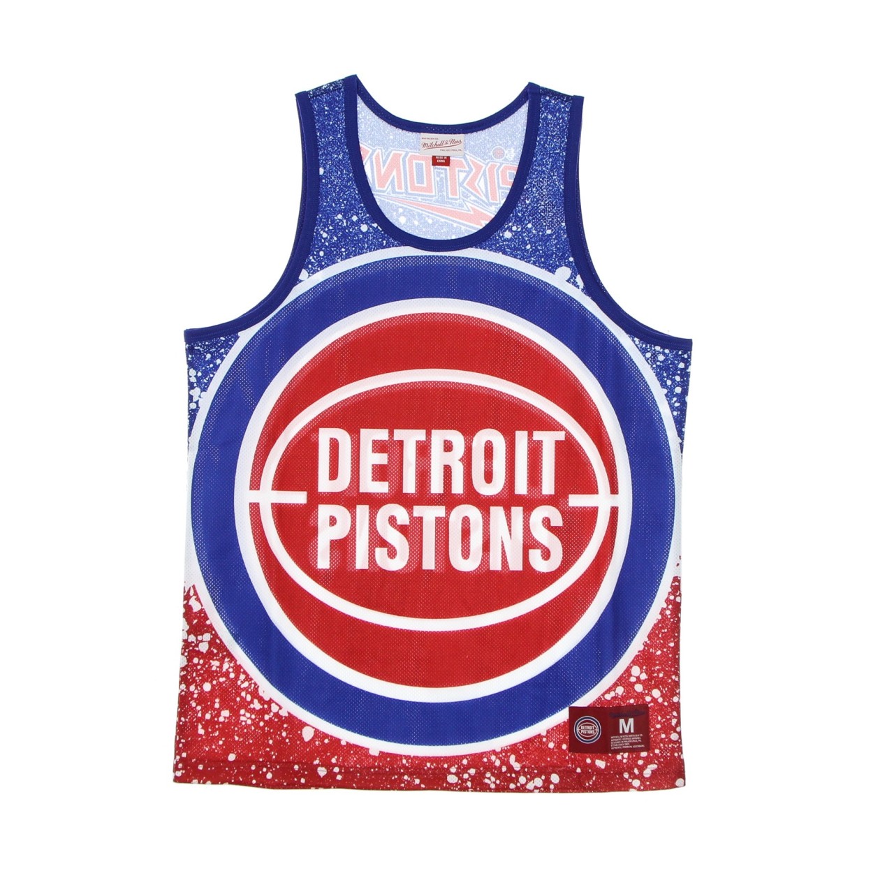 MITCHELL & NESS NBA JUMBOTRON SUBLIMATED MESH TANK HARDWOOD CLASSICS DETPIS MSTKAJ19070-DPISCAR