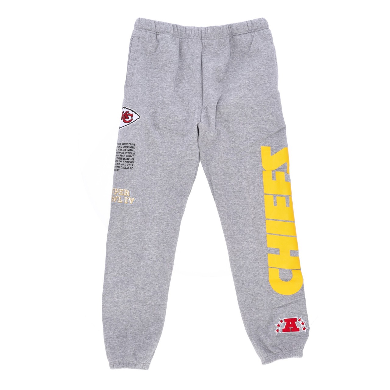 MITCHELL & NESS NFL TEAM ORIGINS FLEECE PANT KANCHI PSWP4850-KCCYYPPPGYHT