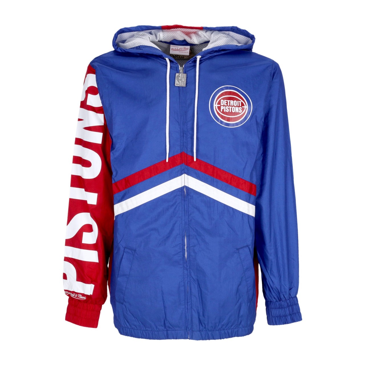 MITCHELL & NESS NBA UNDENIABLE FULL ZIP WINDBREAKER HARDWOOD CLASSICS DETPIS OJZP3409-DPIYYPPPROYA