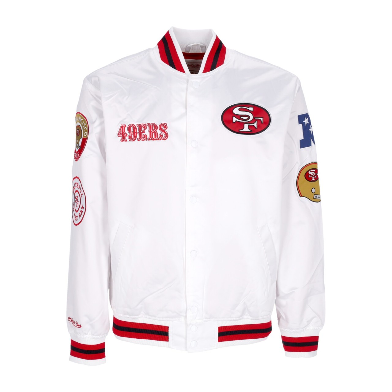 MITCHELL & NESS NFL HOMETOWN LW SATIN JACKET SAF49E OJBF4986-SF4YYPPPWHIT