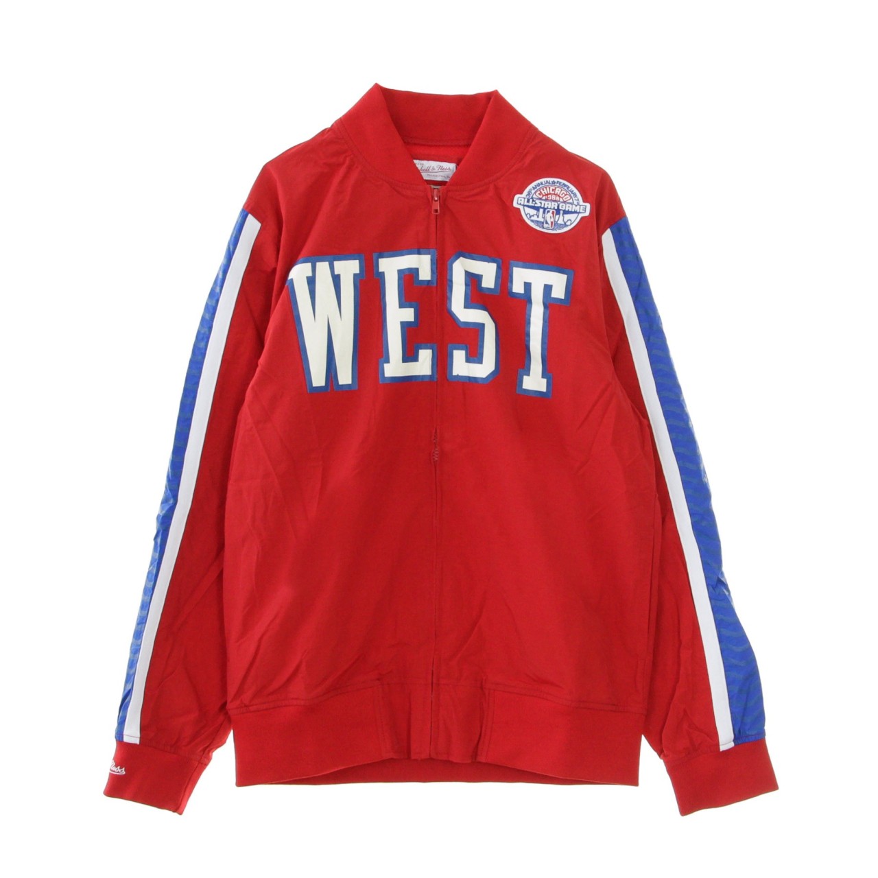 MITCHELL & NESS NBA FULL ZIP HOOK SHOT ASG 1988 ALL STAR WEST FLZPAJ19004-ASWRED188