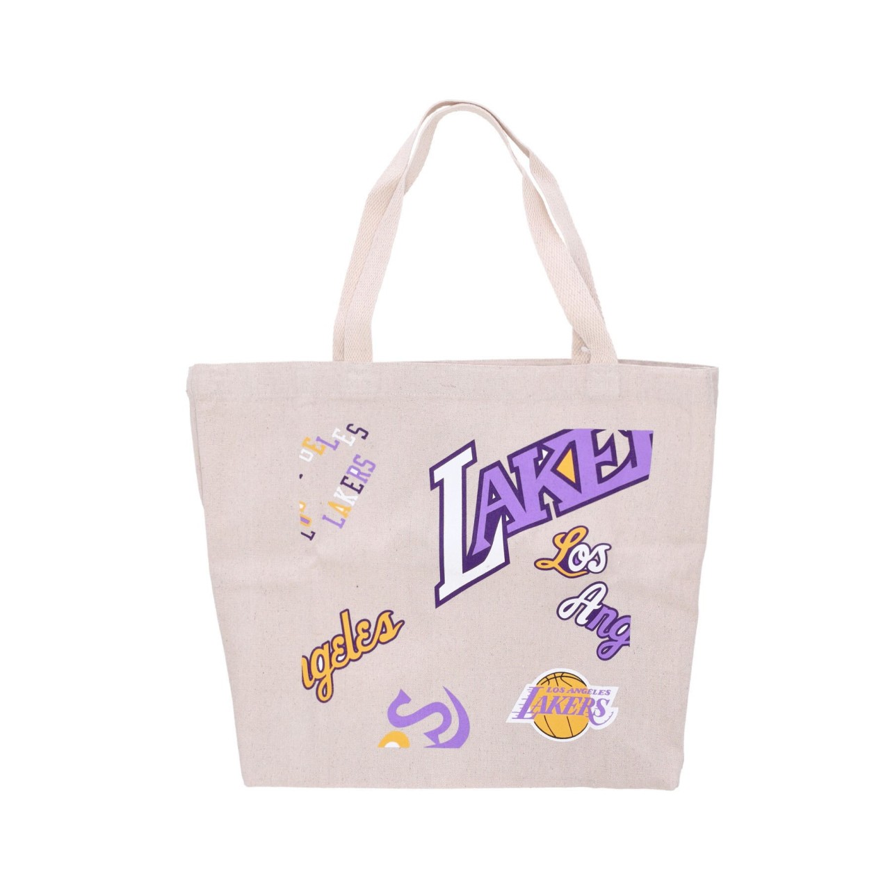 MITCHELL & NESS NBA TEAM LOGO TOTE BAG LOSLAK CBTO5213-LALYYPPPCREA