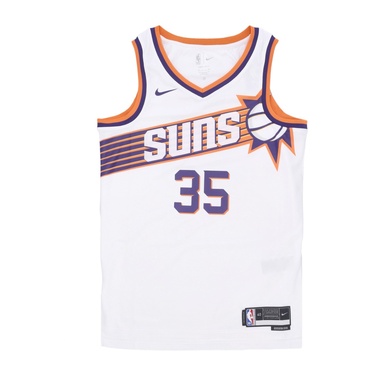 NIKE NBA NBA ASSOCIATION 2023/24 DRI-FIT SWINGMAN JERSEY NO 35 KEVIN DURANT PHOSUN DV4851-104