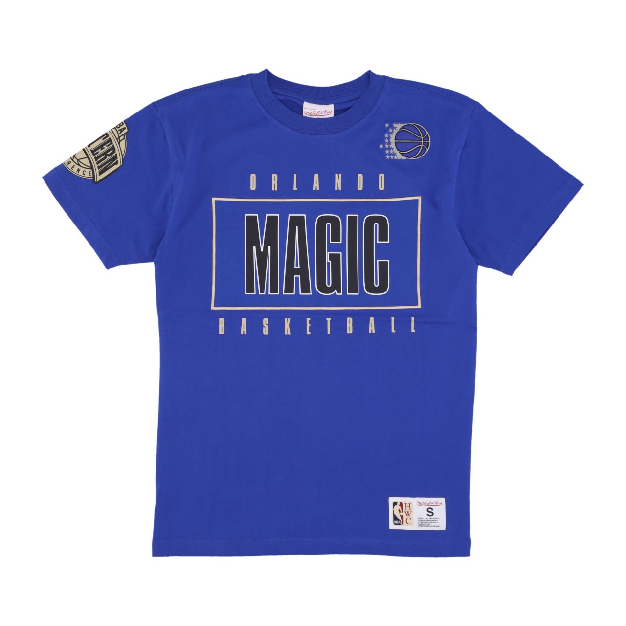 MITCHELL & NESS NBA TEAM OG 2.0 PREMIUM VINTAGE LOGO TEE ORLMAG TCRW7096-OMAYYPPPROYA