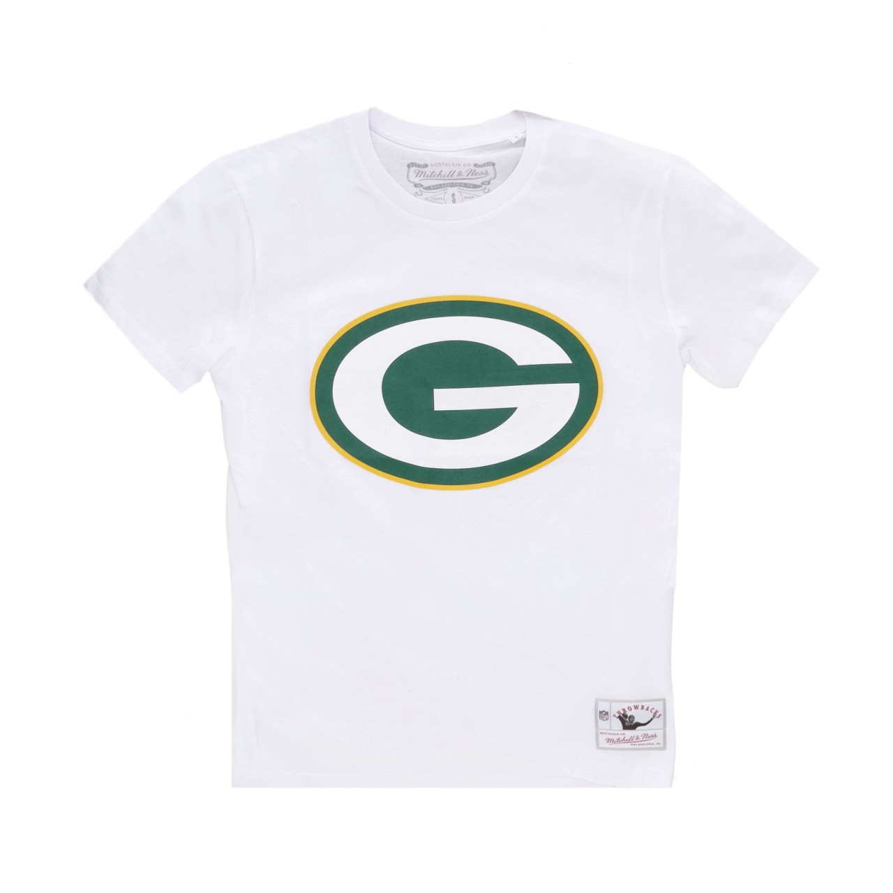 MITCHELL & NESS NFL TEAM LOGO TEE GREPAC BMTRINTL1053-GBPWHIT