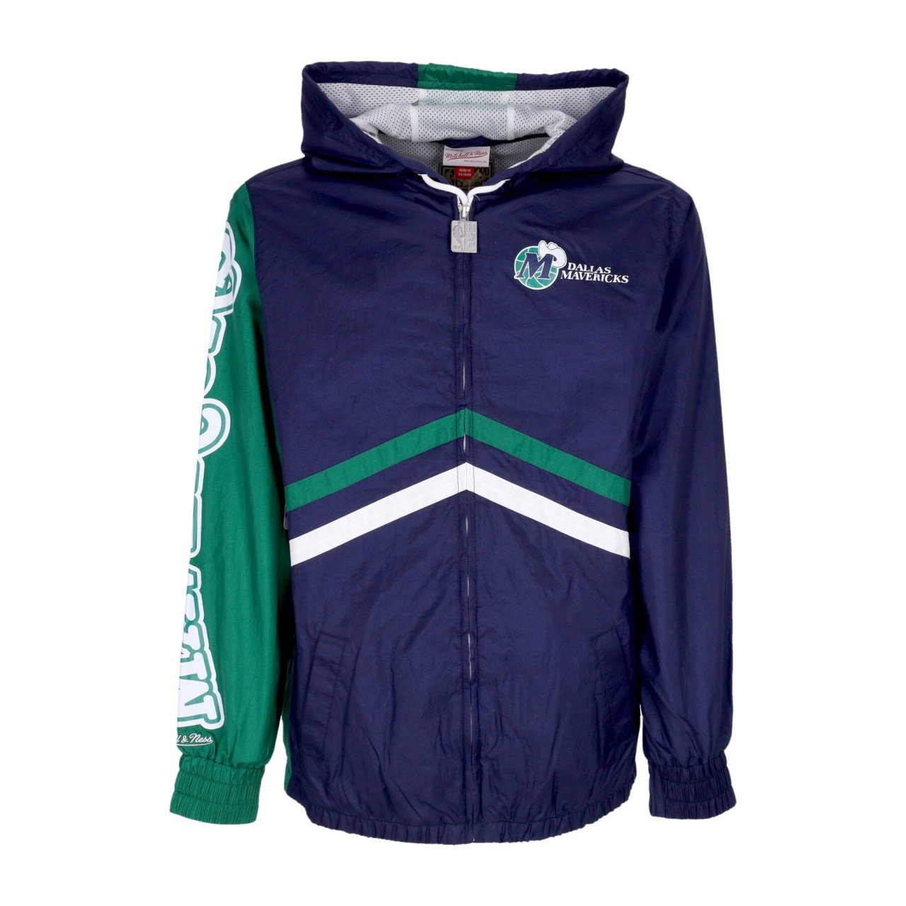 MITCHELL & NESS NBA UNDENIABLE FULL ZIP WINDBREAKER HARDWOOD CLASSICS DALMAV OJZP3409-DMAYYPPPNAVY