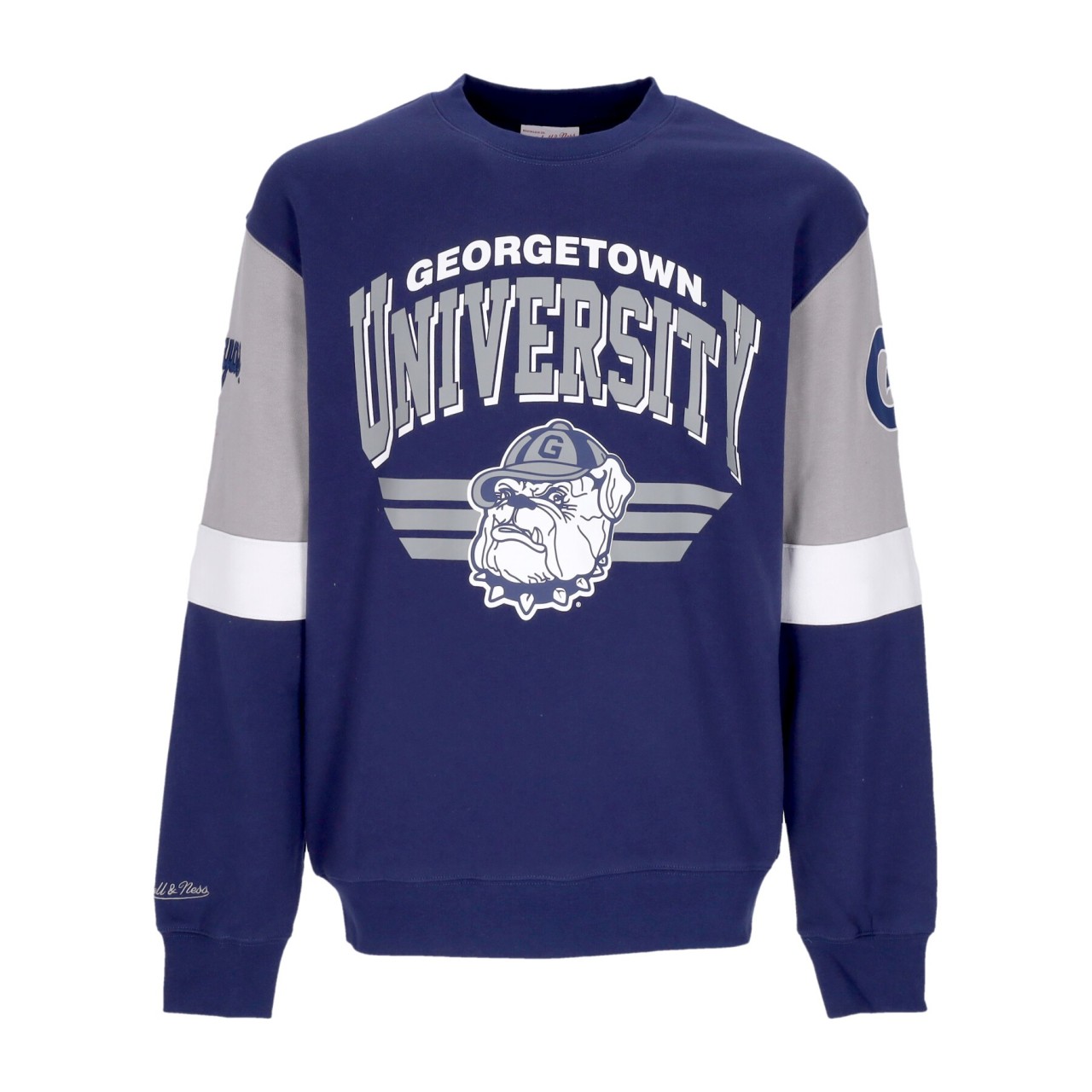MITCHELL & NESS NCAA ALL OVER CREW 3.0 GEOHOY FCPO5512-GTWYYPPPNAVY