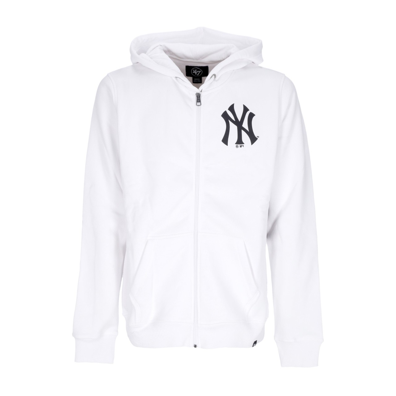 47 BRAND MLB BURNSIDE ZIP HOODIE NEYYAN BB017PMIBDT600318WW