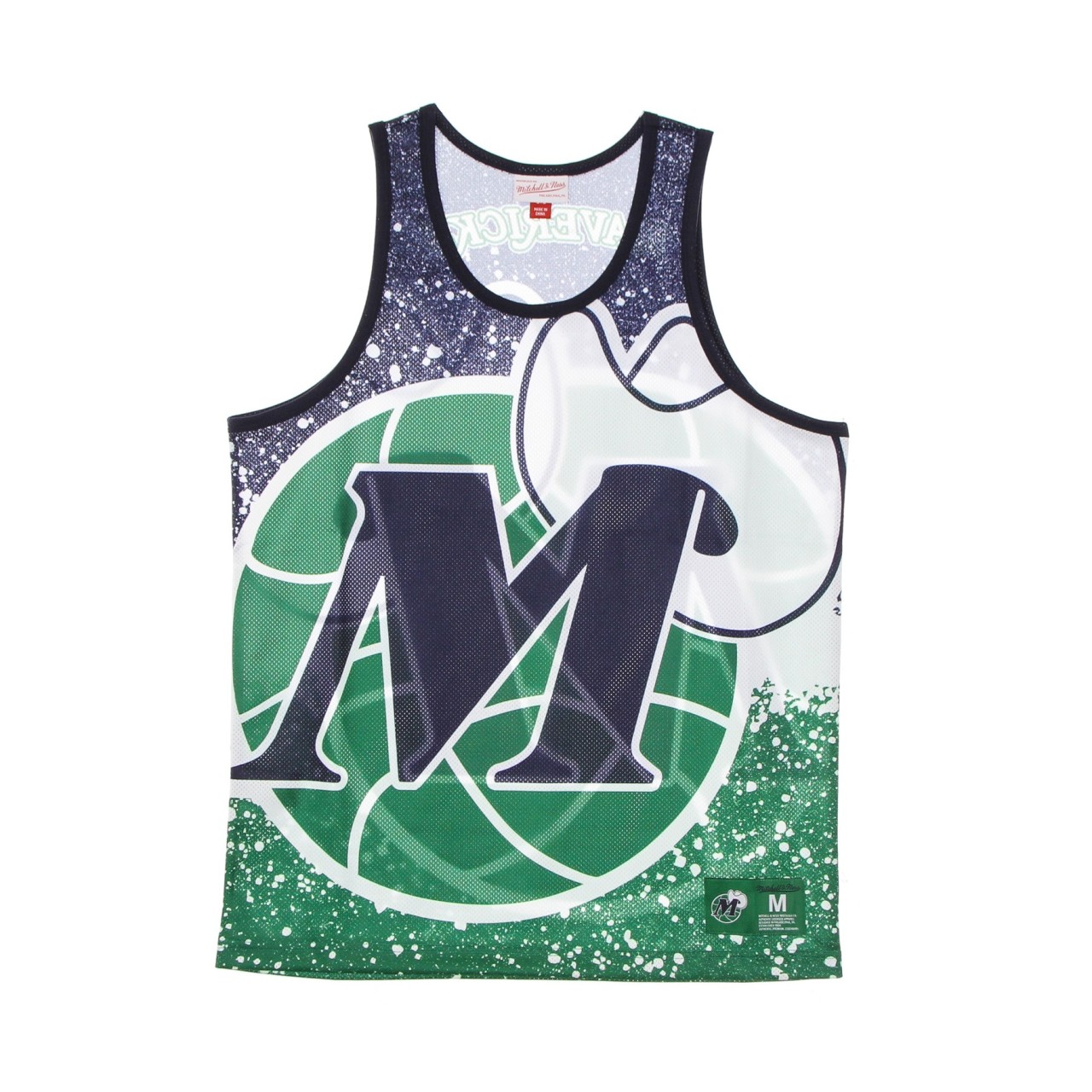 MITCHELL & NESS NBA JUMBOTRON SUBLIMATED MESH TANK HARDWOOD CLASSICS DALMAV MSTKAJ19070-DMADKGN