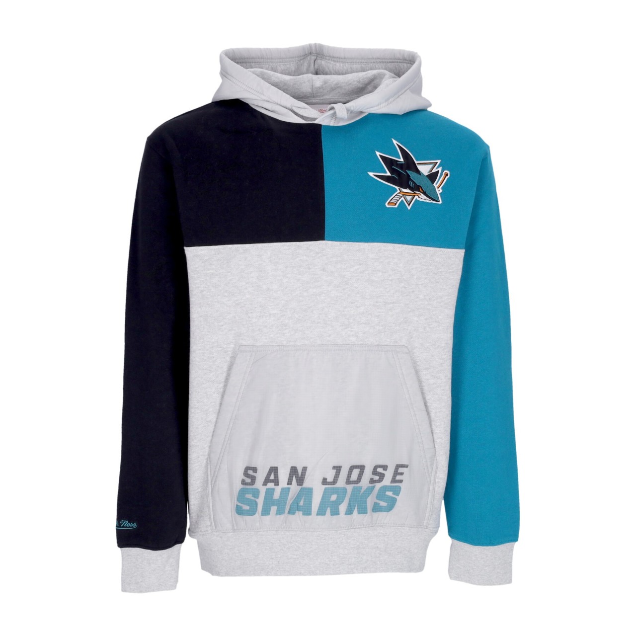 MITCHELL & NESS NHL TIE BREAKER FLEECE HOODIE SAJSHA FPHD4991-SJSYYPPPGHBK