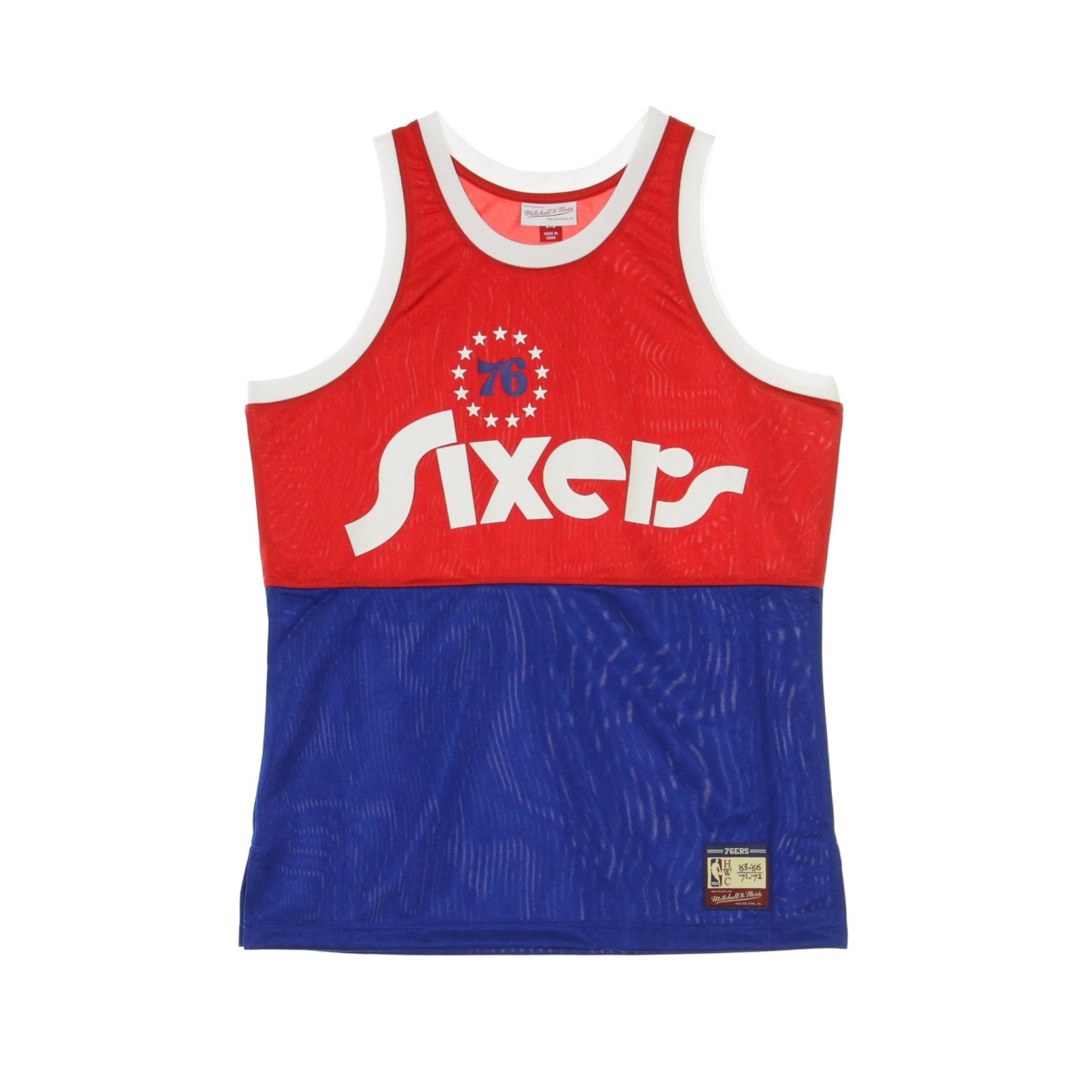 MITCHELL & NESS NBA TEAM HERITAGE TANK 1965-71 PHI76E TTNKGS18505-P76SCAR65