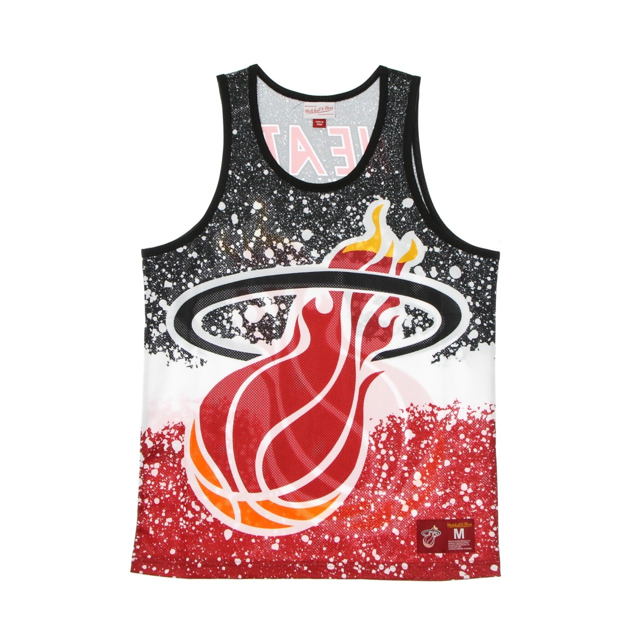 MITCHELL & NESS NBA JUMBOTRON SUBLIMATED MESH TANK HARDWOOD CLASSICS MIAHEA MSTKAJ19070-MHESCAR