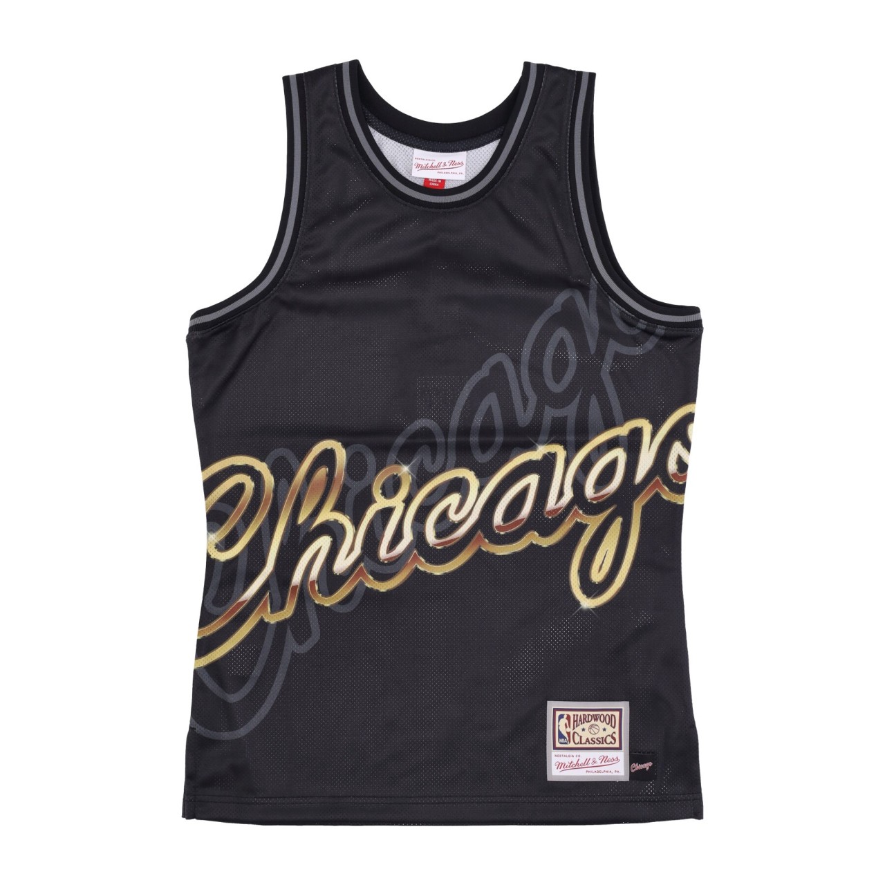 MITCHELL & NESS NBA BIG FACE 4.0 FASHION TANK HARDWOOD CLASSICS CHIBUL TMTK1258-CBUYYPPPBLCK